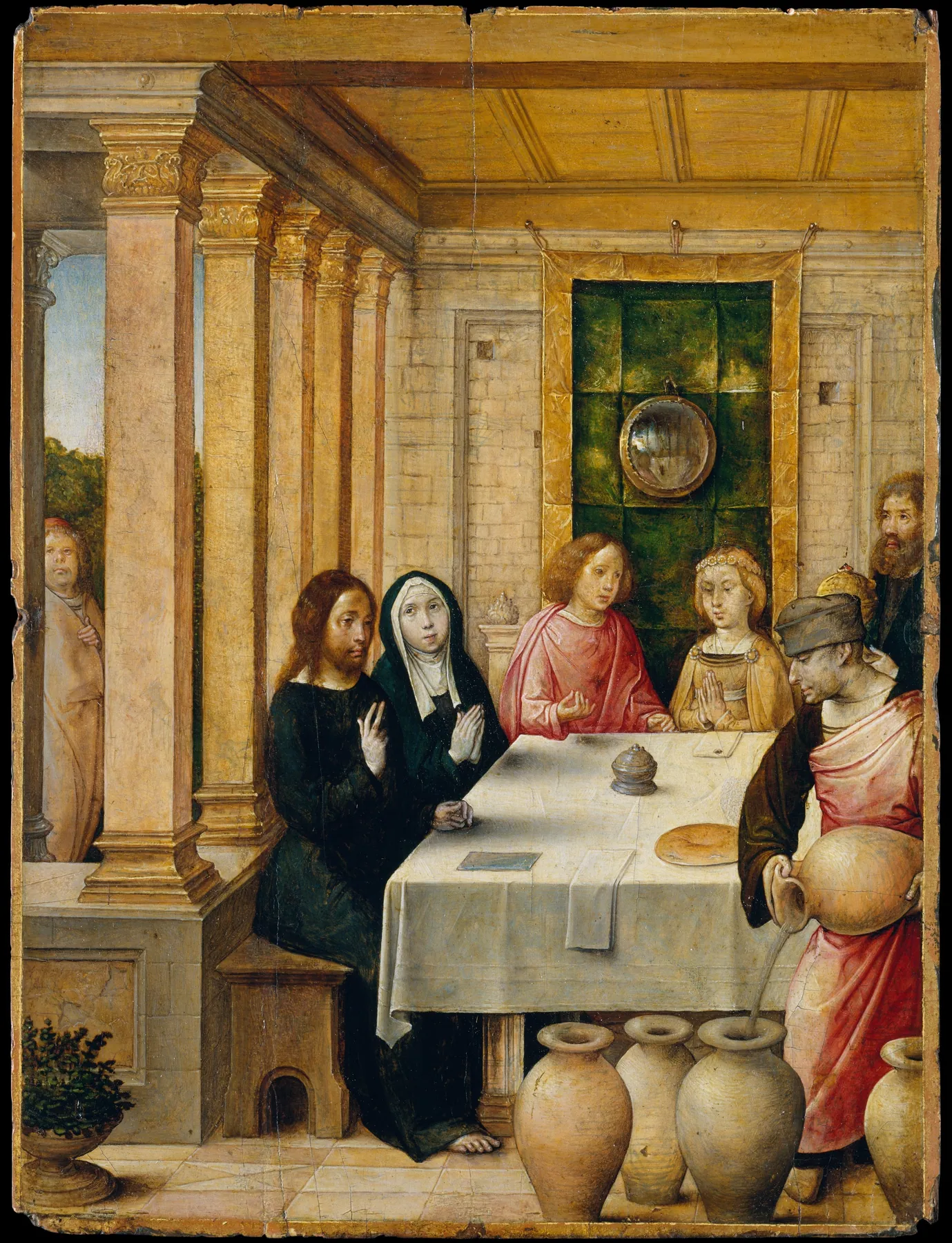 El banquete de bodas de Caná, de Juan de Flandes