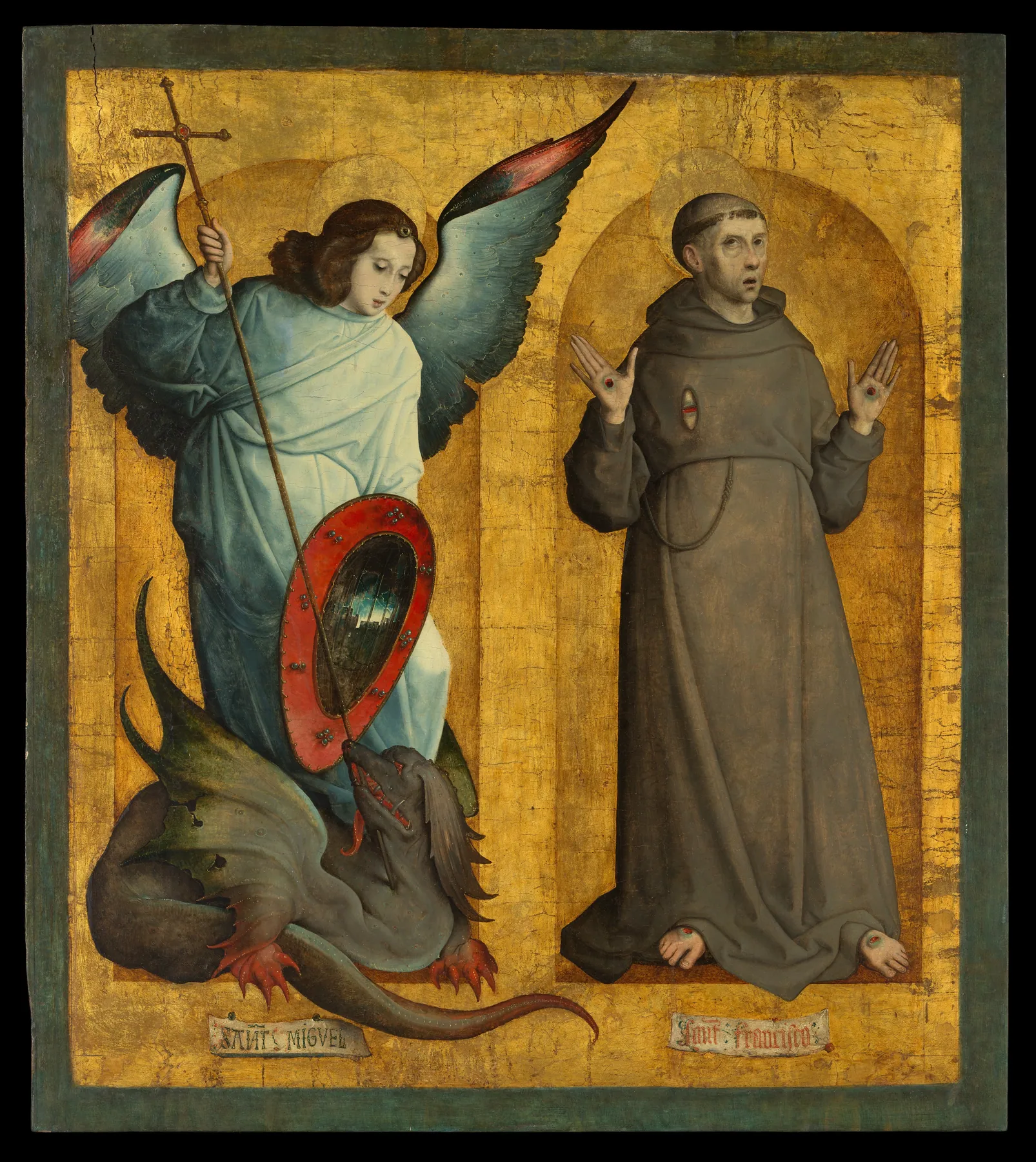 San Miguel y san Francisco, de Juan de Flandes