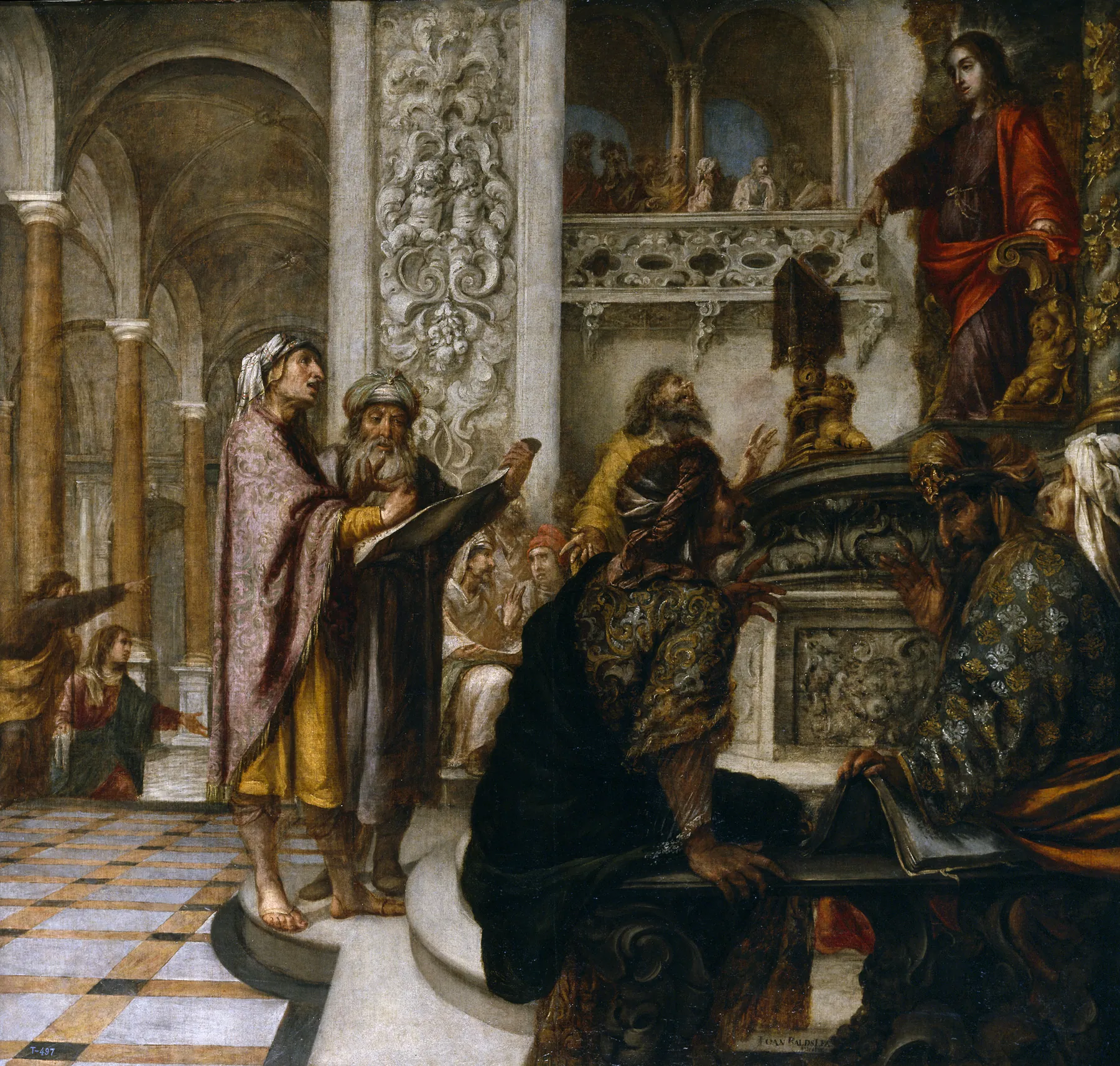 Jesús disputando con los doctores, de Juan de Valdés Leal