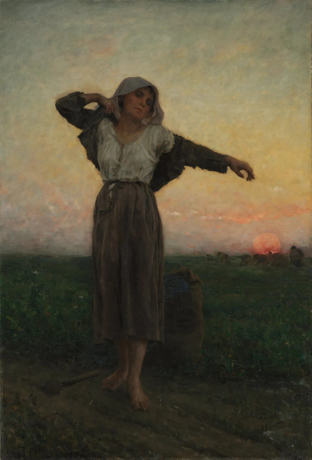 La espigadora cansada, de Jules Breton