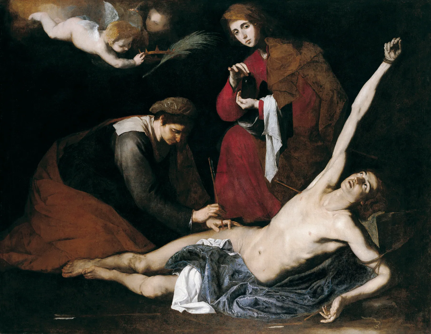 San Sebastián curado por las Santas Mujeres, de Jusepe de Ribera