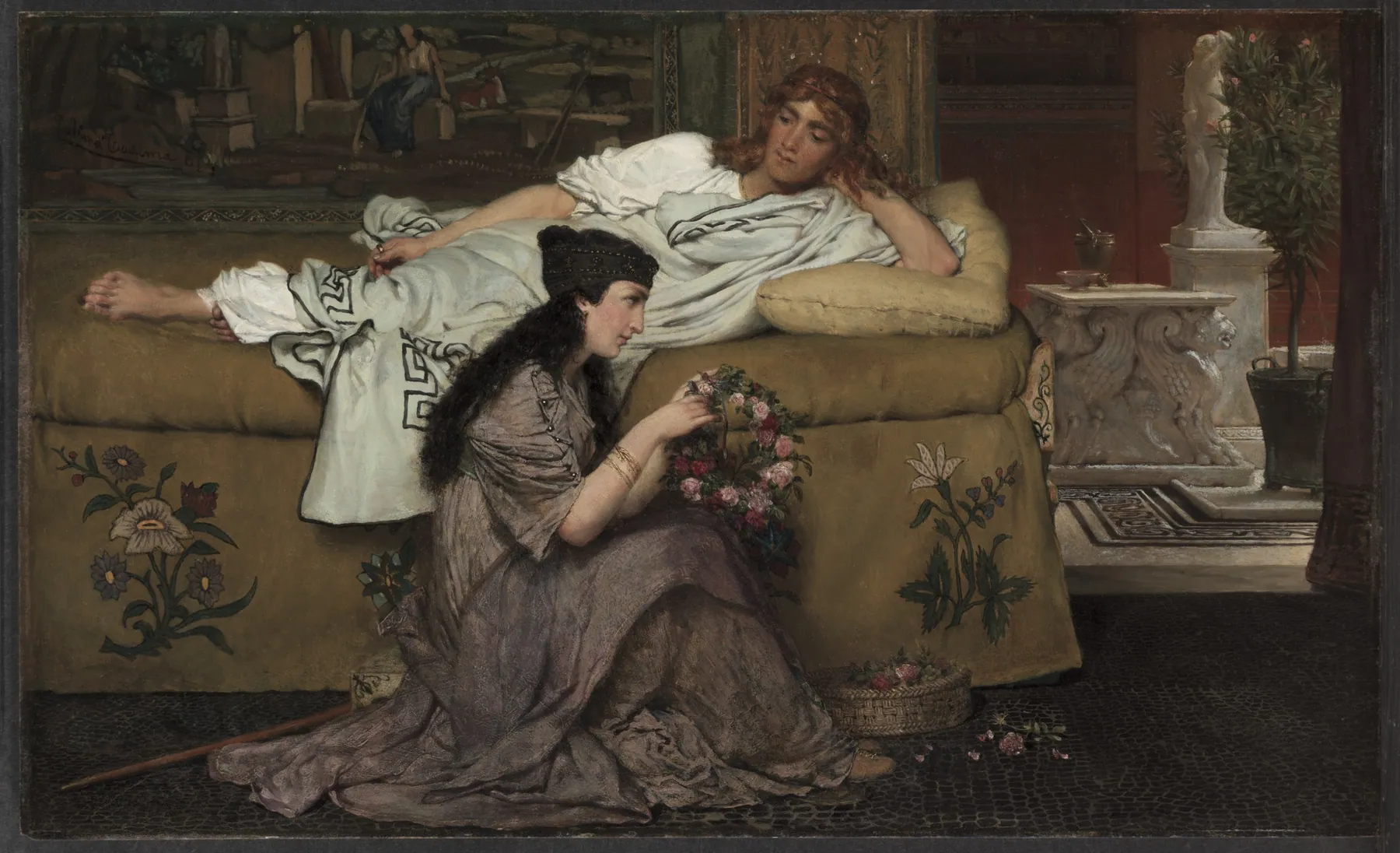 Glauco y Nidia, de Lawrence Alma-Tadema
