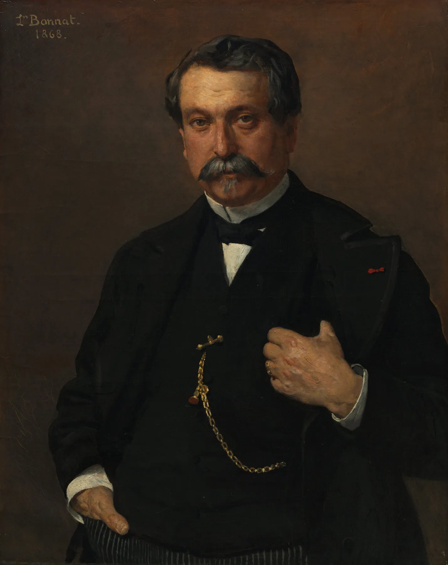 Retrato de Jean Léglise, comerciante, alcalde de Saint-Martin-de-Seignanx, de Léon Bonnat
