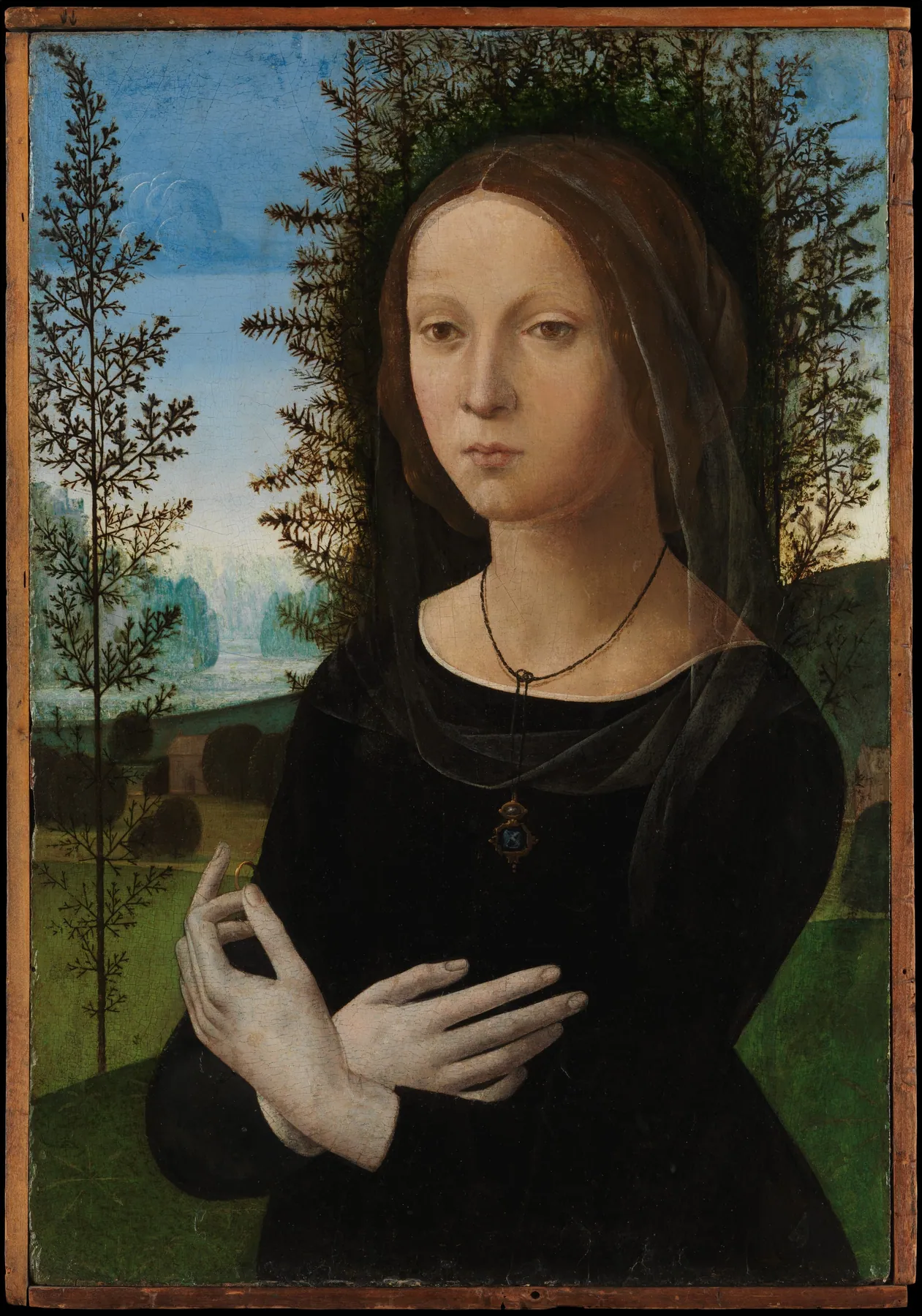 Retrato de una joven, de Lorenzo di Credi