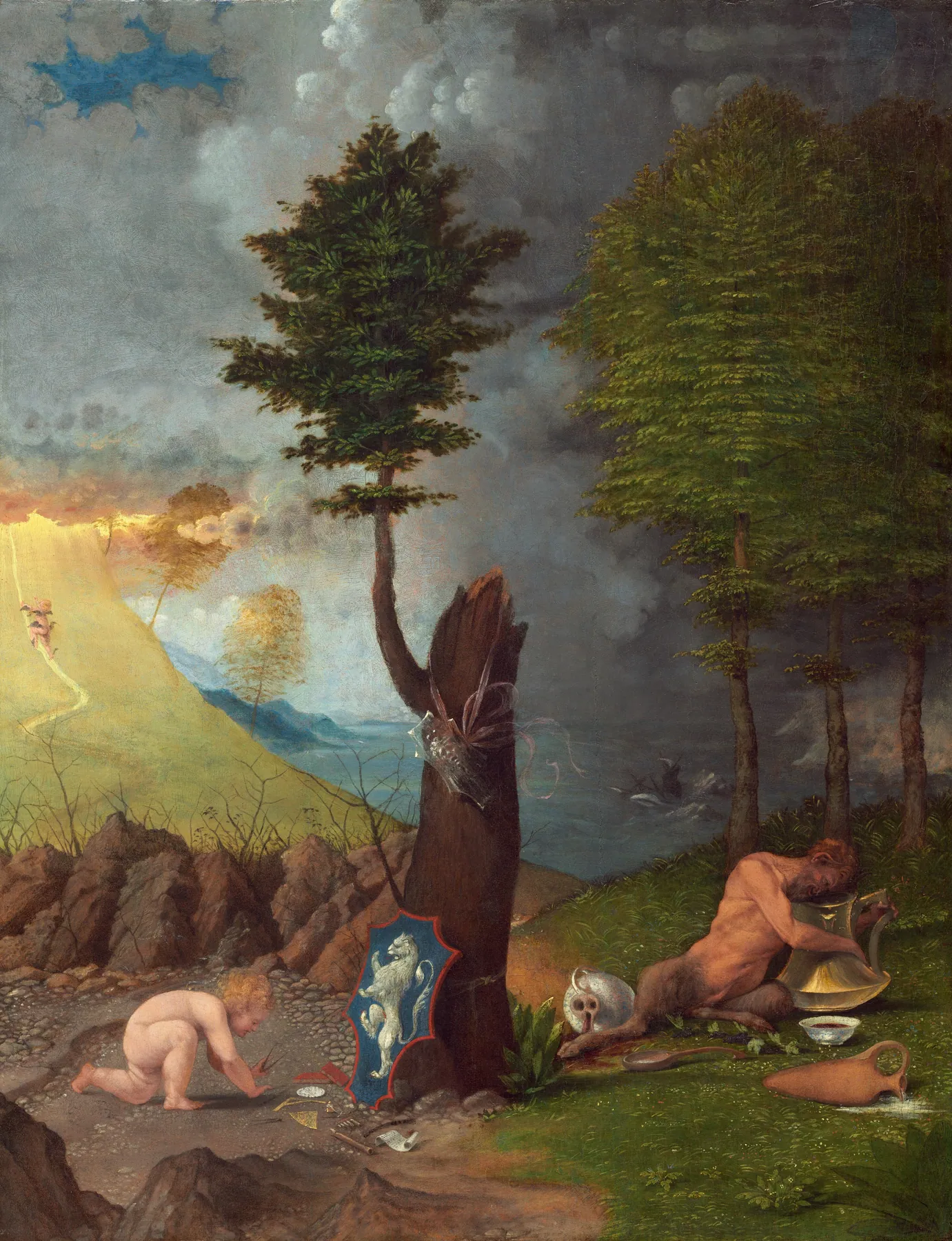 Alegoría de la virtud y el vicio, de Lorenzo Lotto