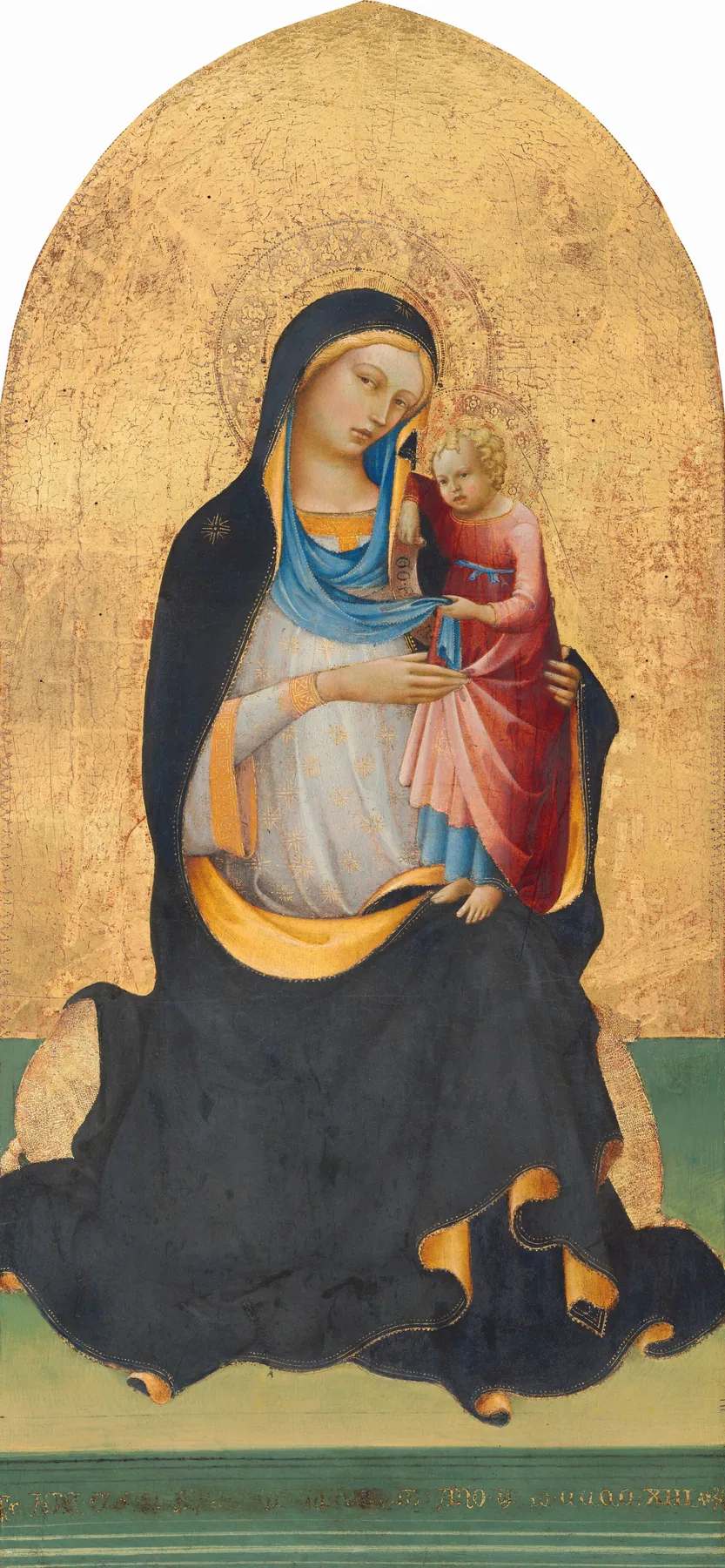 Virgen con el Niño, de Lorenzo Monaco