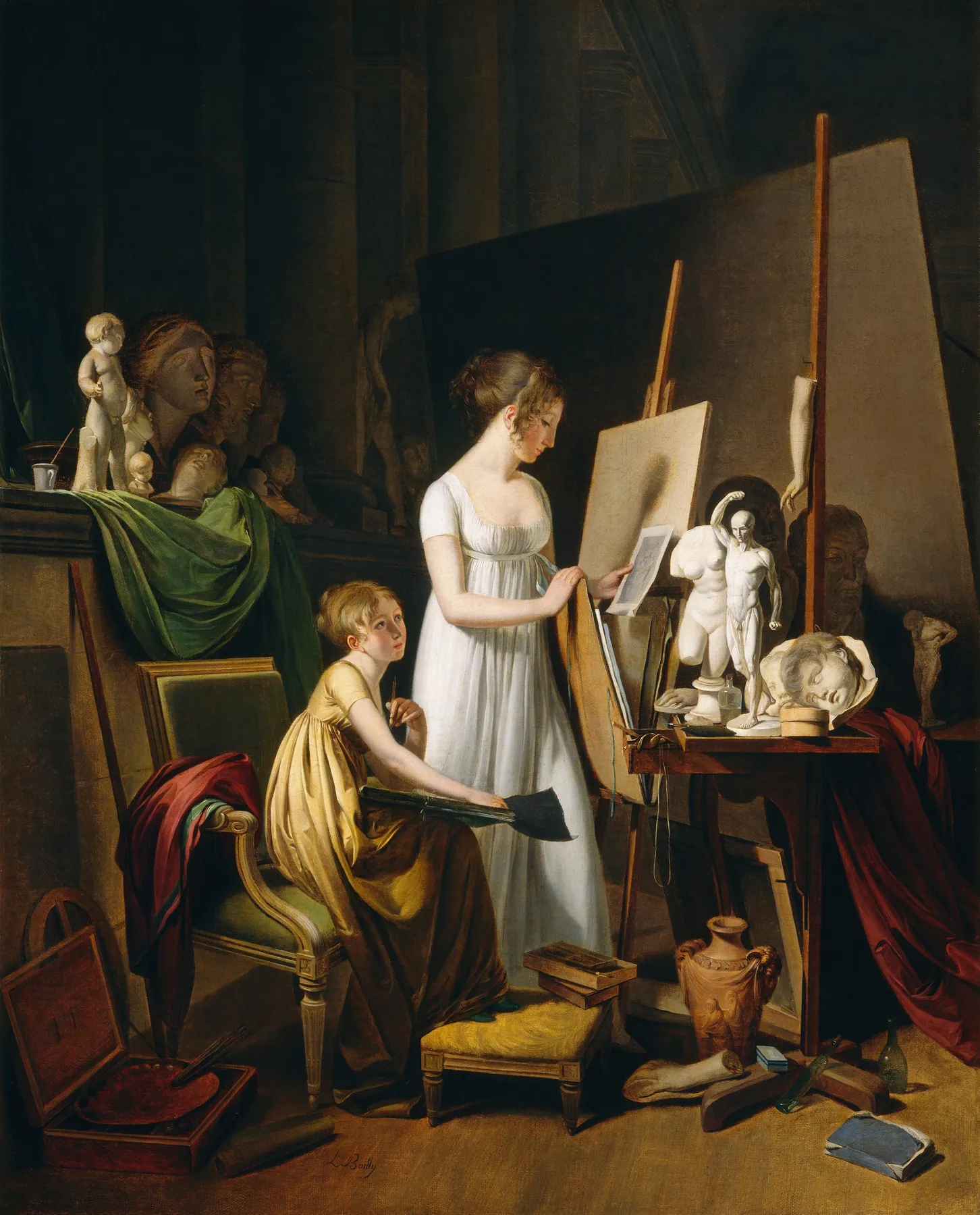 El estudio de un pintor, de Louis-Léopold Boilly