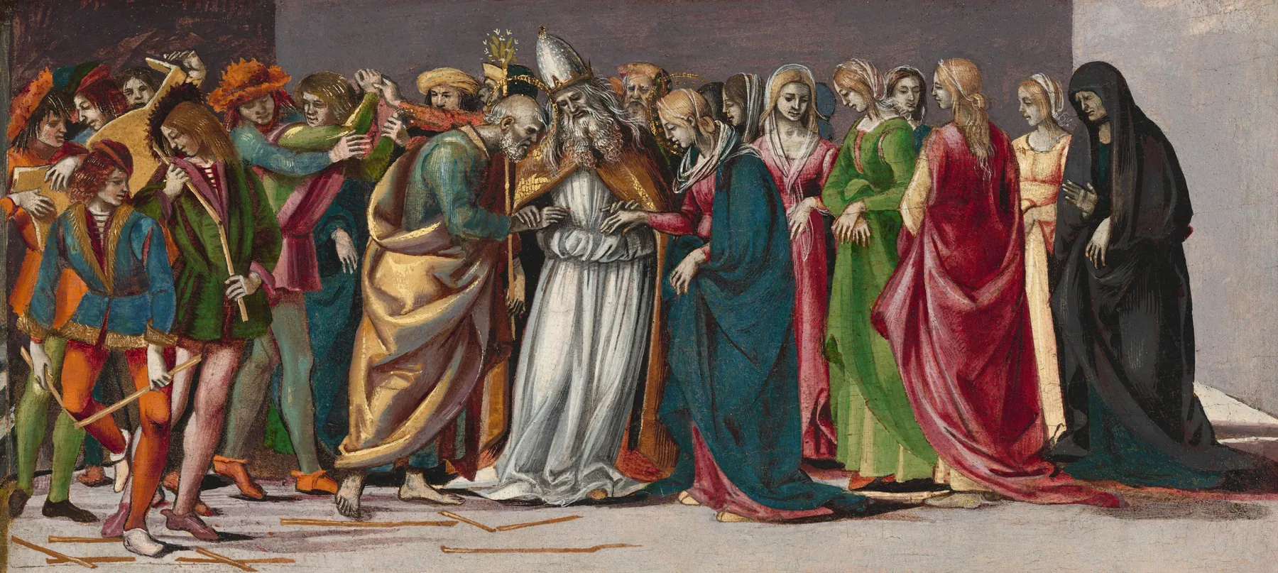 El matrimonio de la Virgen, de Luca Signorelli