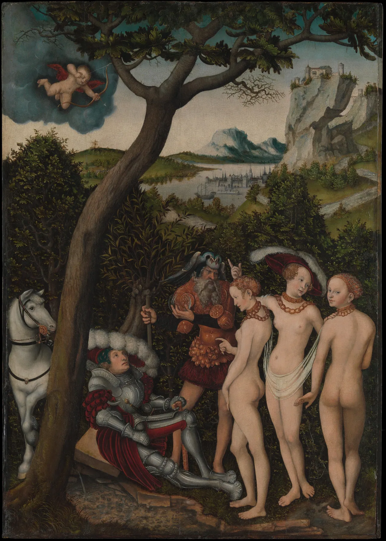 El juicio de Paris, de Lucas Cranach el Viejo