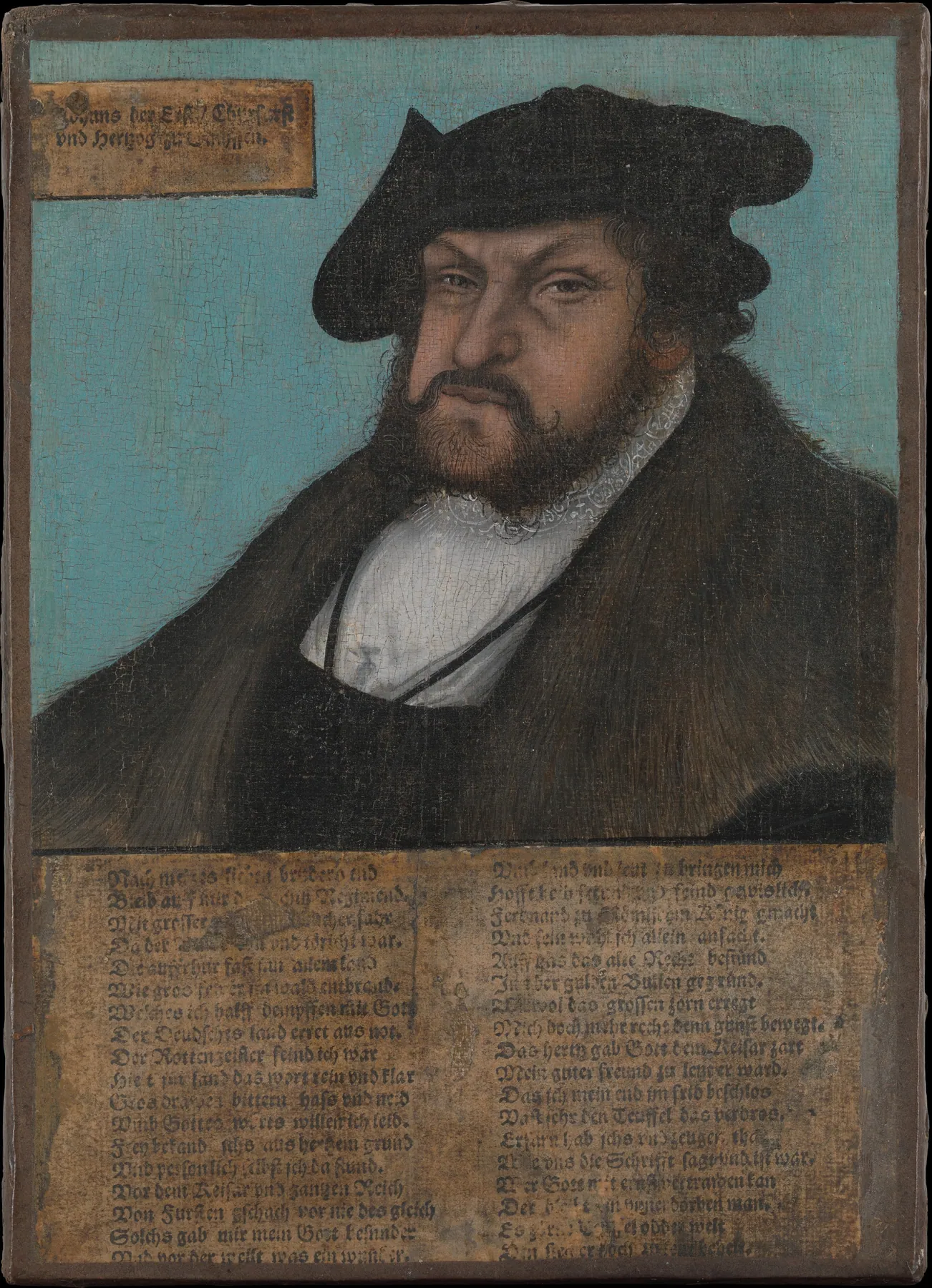 Johann I (1468–1532), el Constante, elector de Sajonia, de Lucas Cranach el Viejo