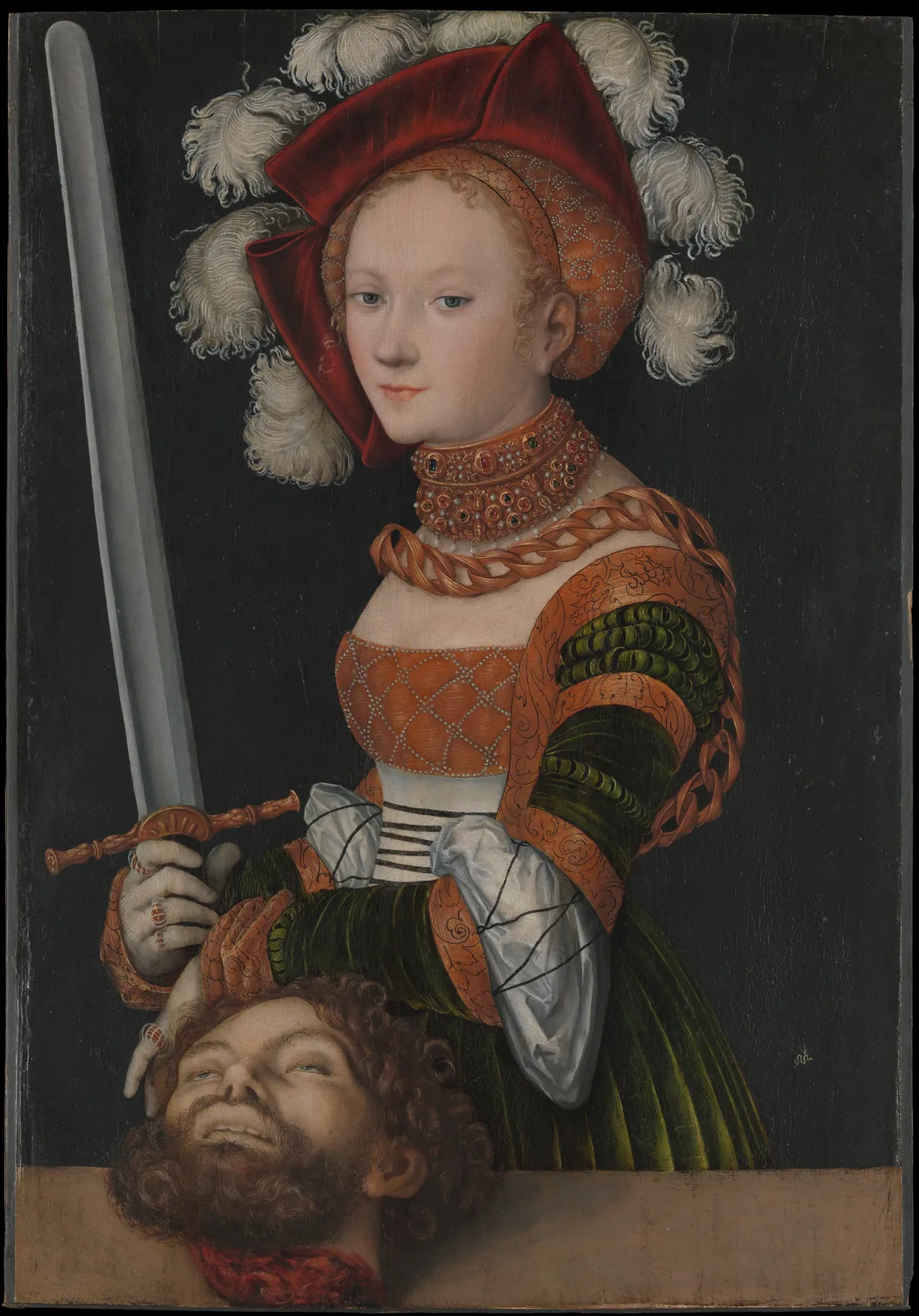 Judit con la cabeza de Holofernes, de Lucas Cranach el Viejo