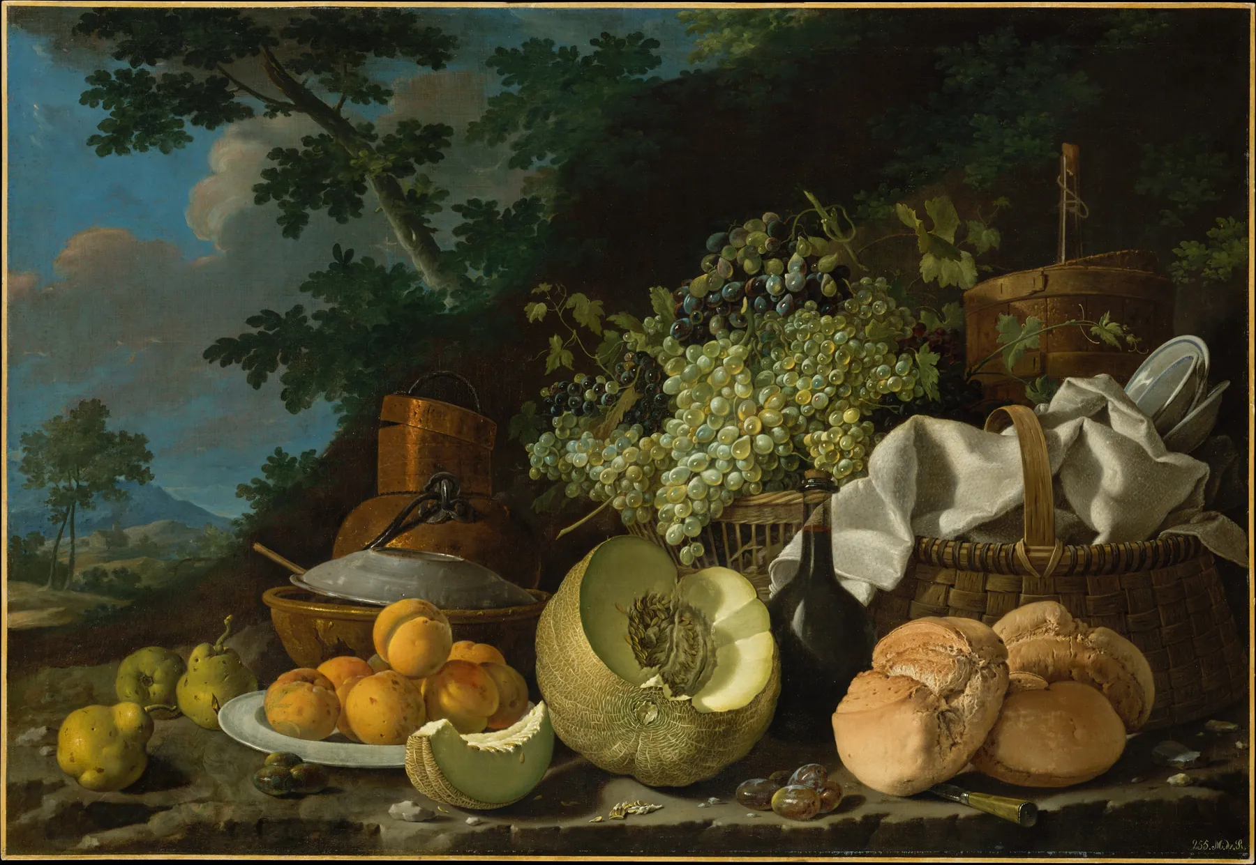 La merienda, de Luis Meléndez