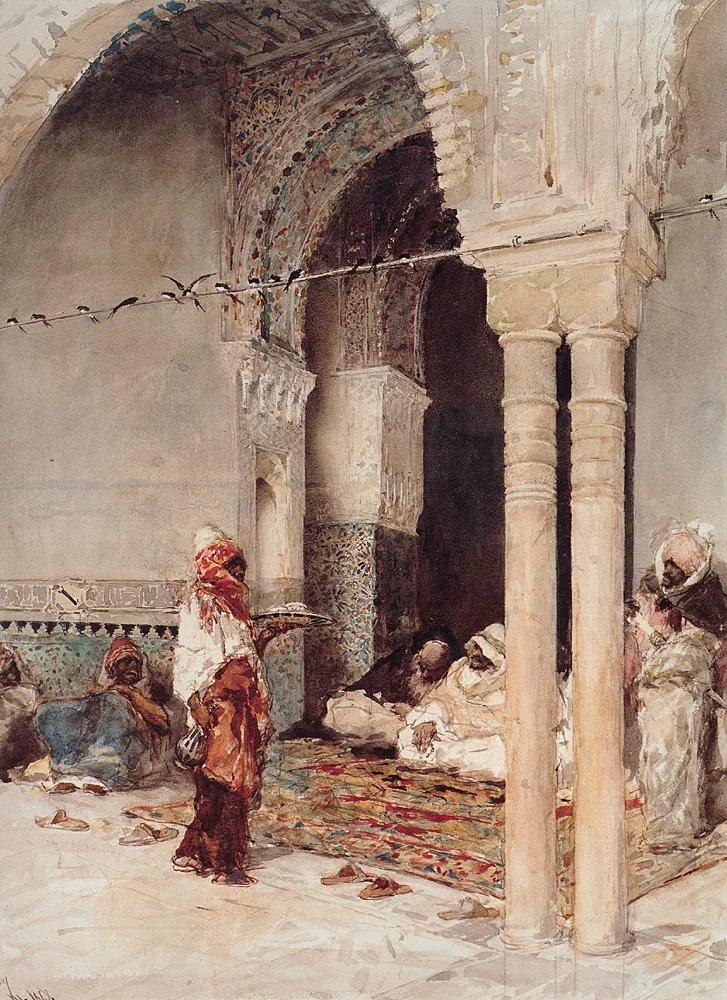 Café de las golondrinas, de Marià Fortuny