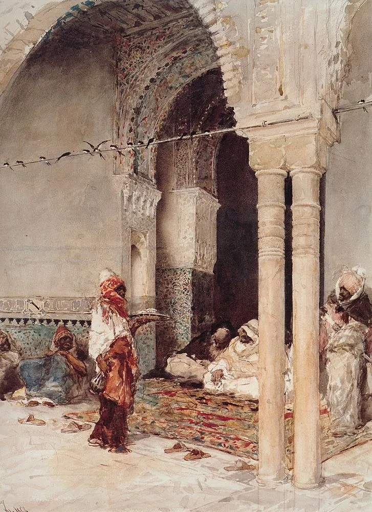 Un zoco marroquí, de Marià Fortuny