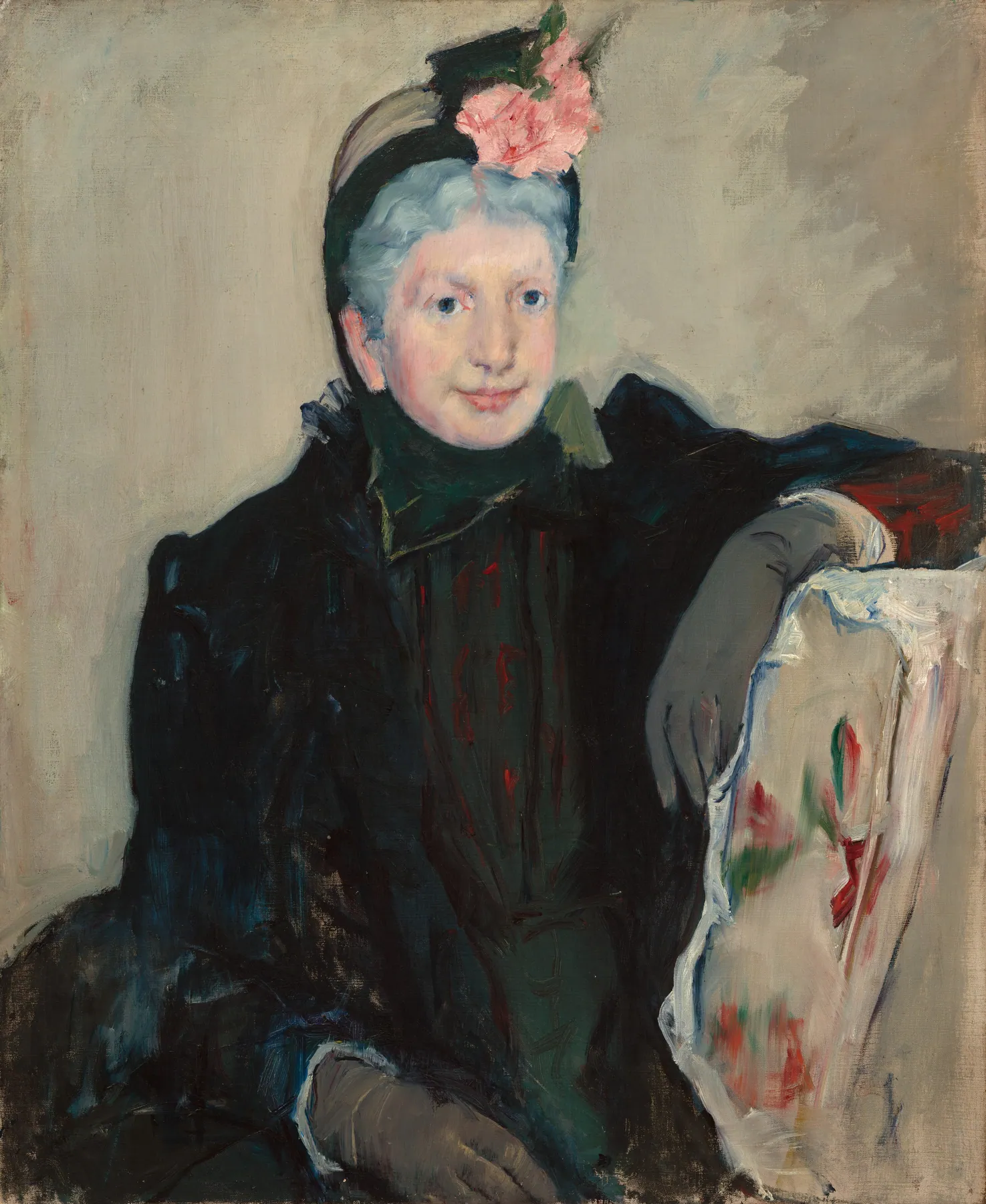 Retrato de una dama, de Mary Cassatt