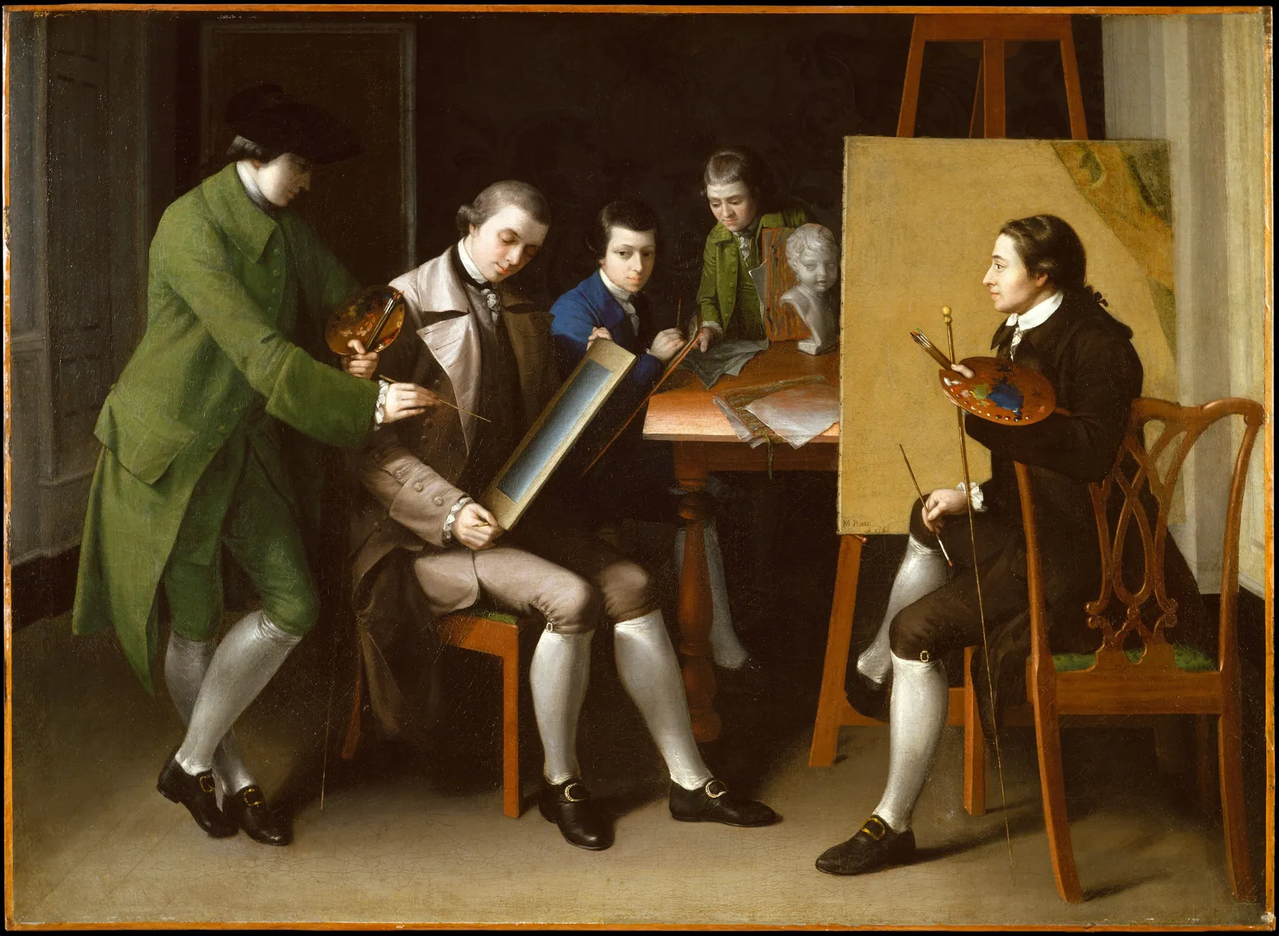 La escuela americana, de Matthew Pratt