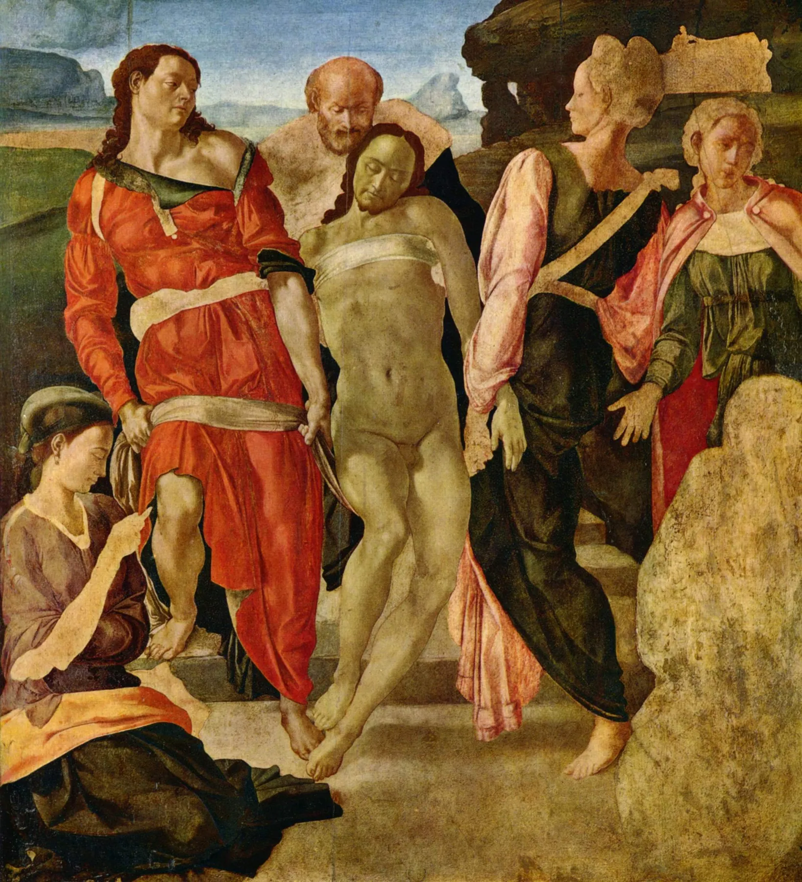 Entierro, de Michelangelo Buonarroti