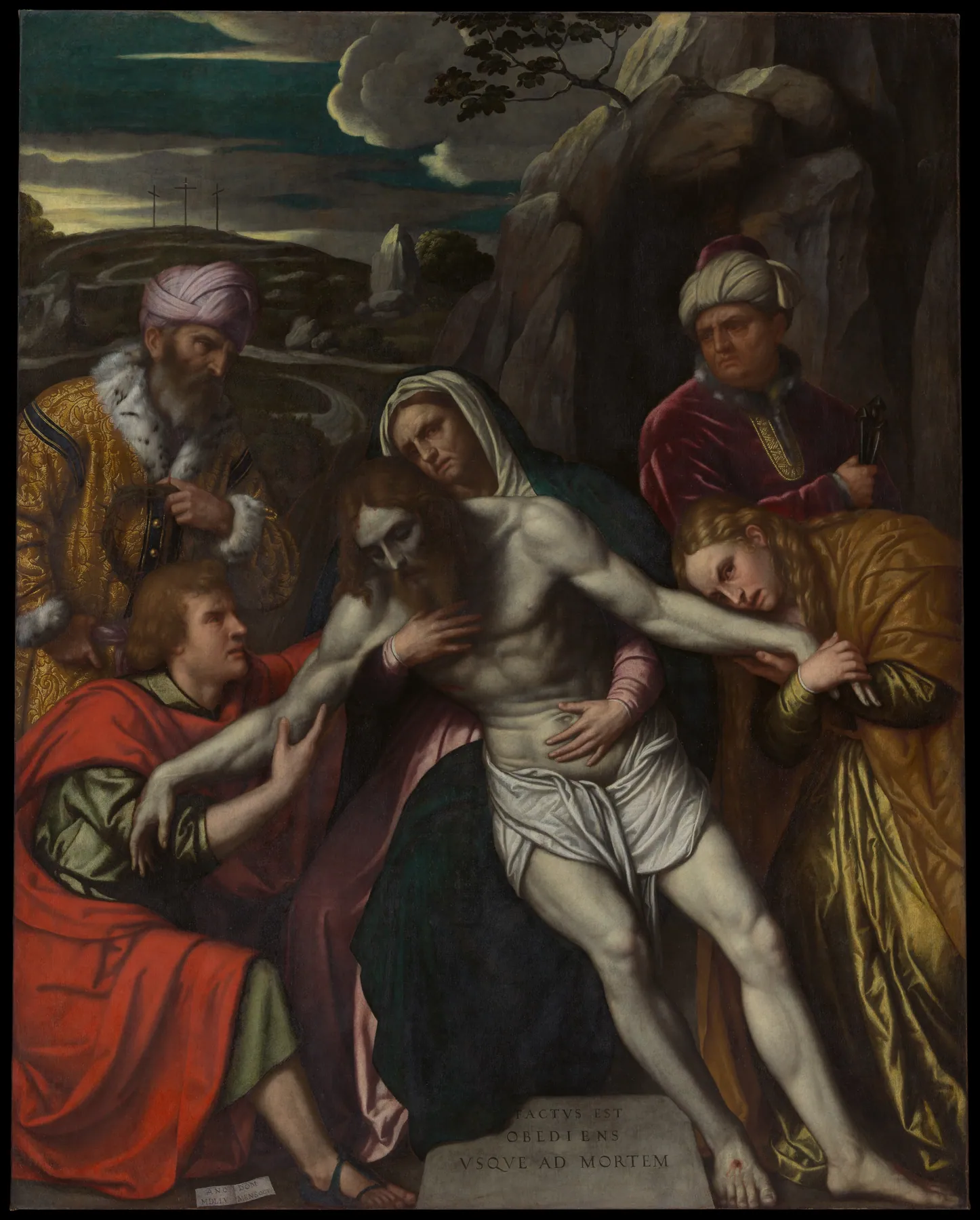 El entierro de Cristo, de Moretto da Brescia
