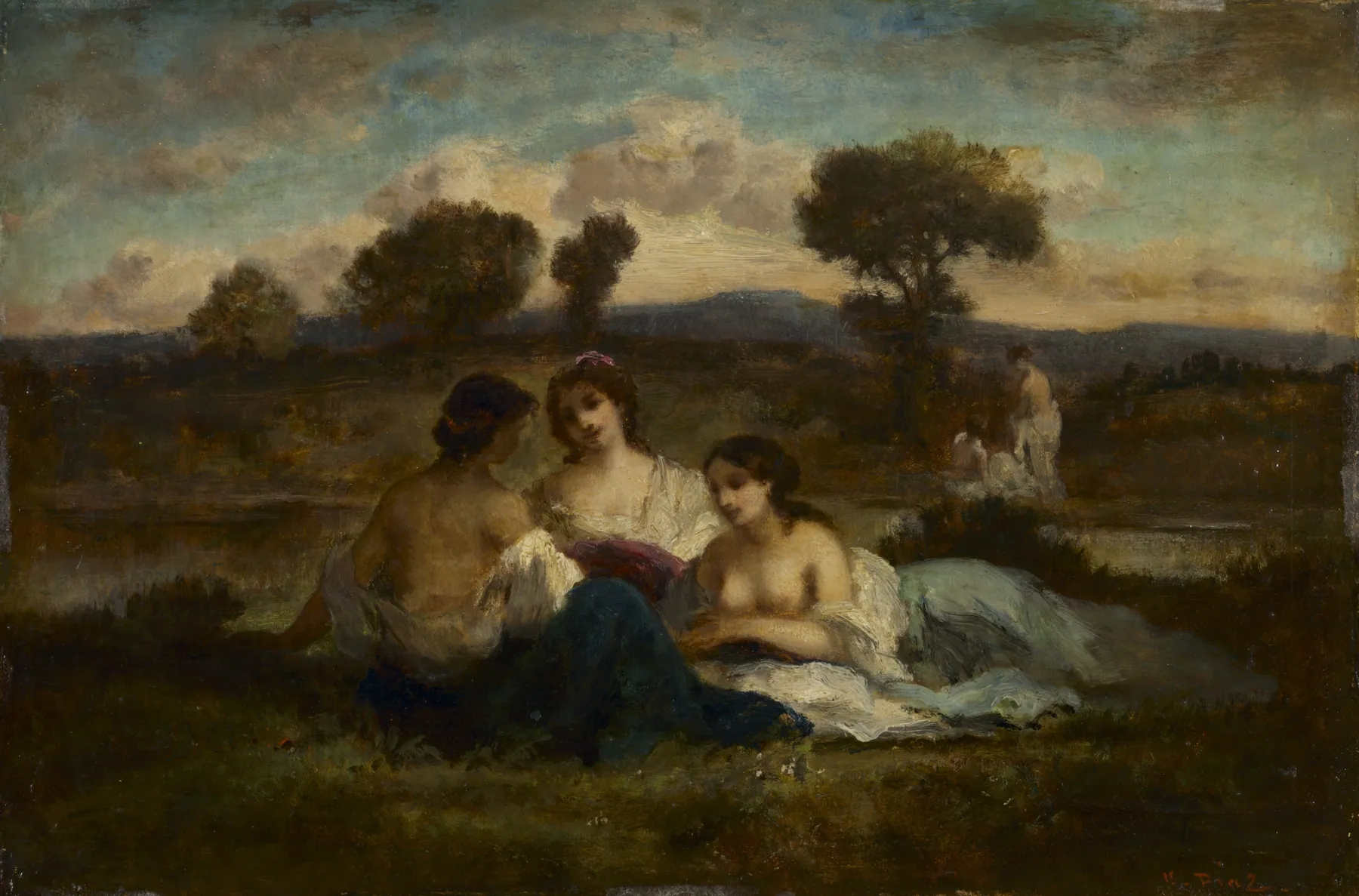 Las bañistas, de Narcisse Diaz de la Peña