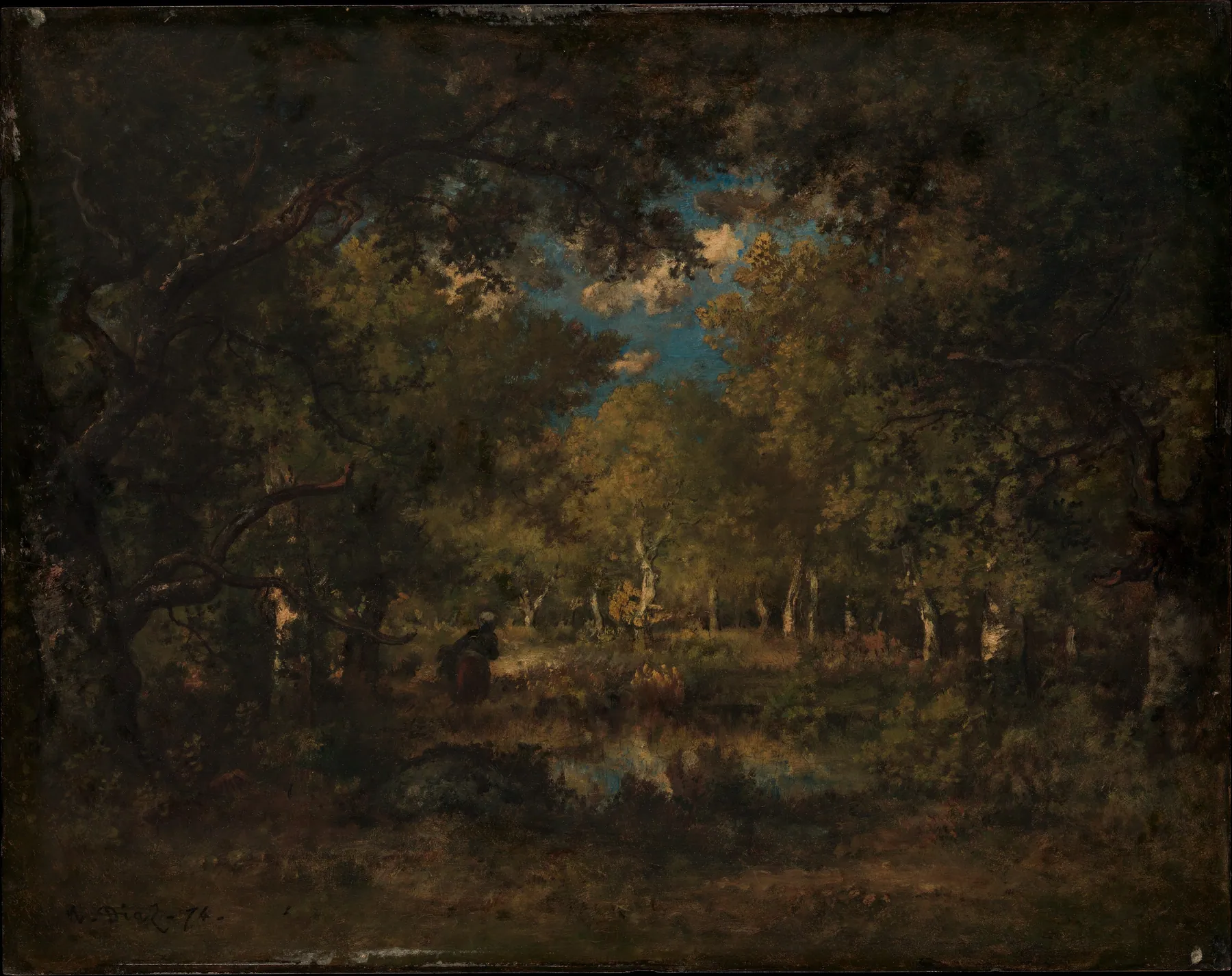 El bosque de Fontainebleau, de Narcisse-Virgile Diaz de la Peña