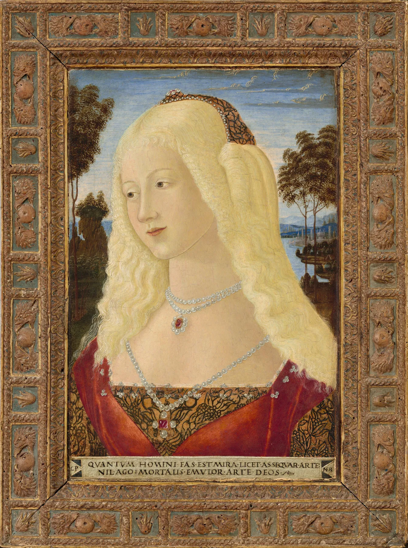 Retrato de una dama, de Neroccio de' Landi