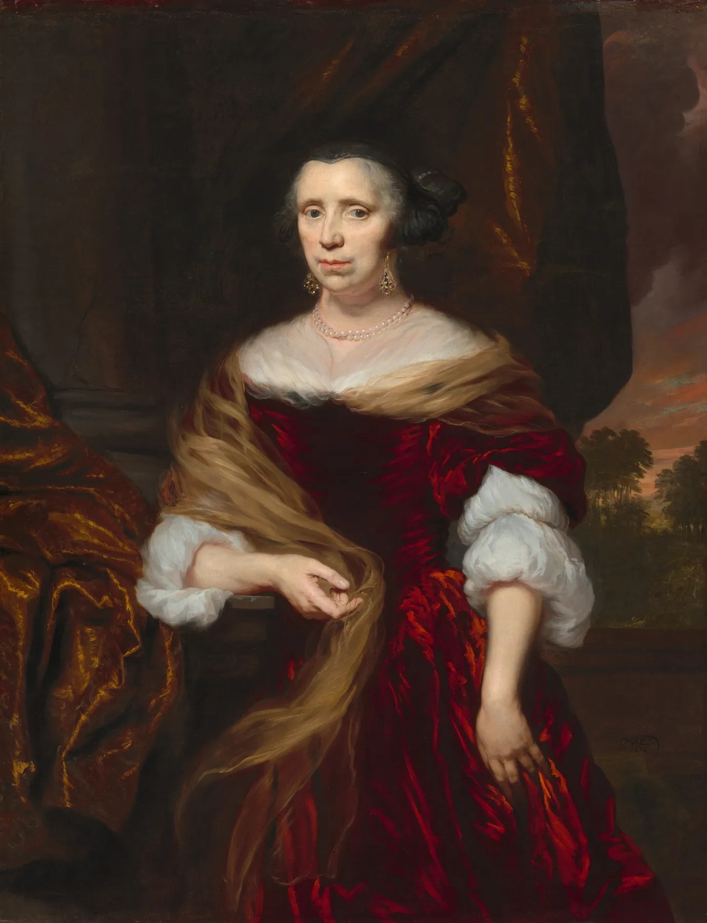 Retrato de una dama, de Nicolaes Maes