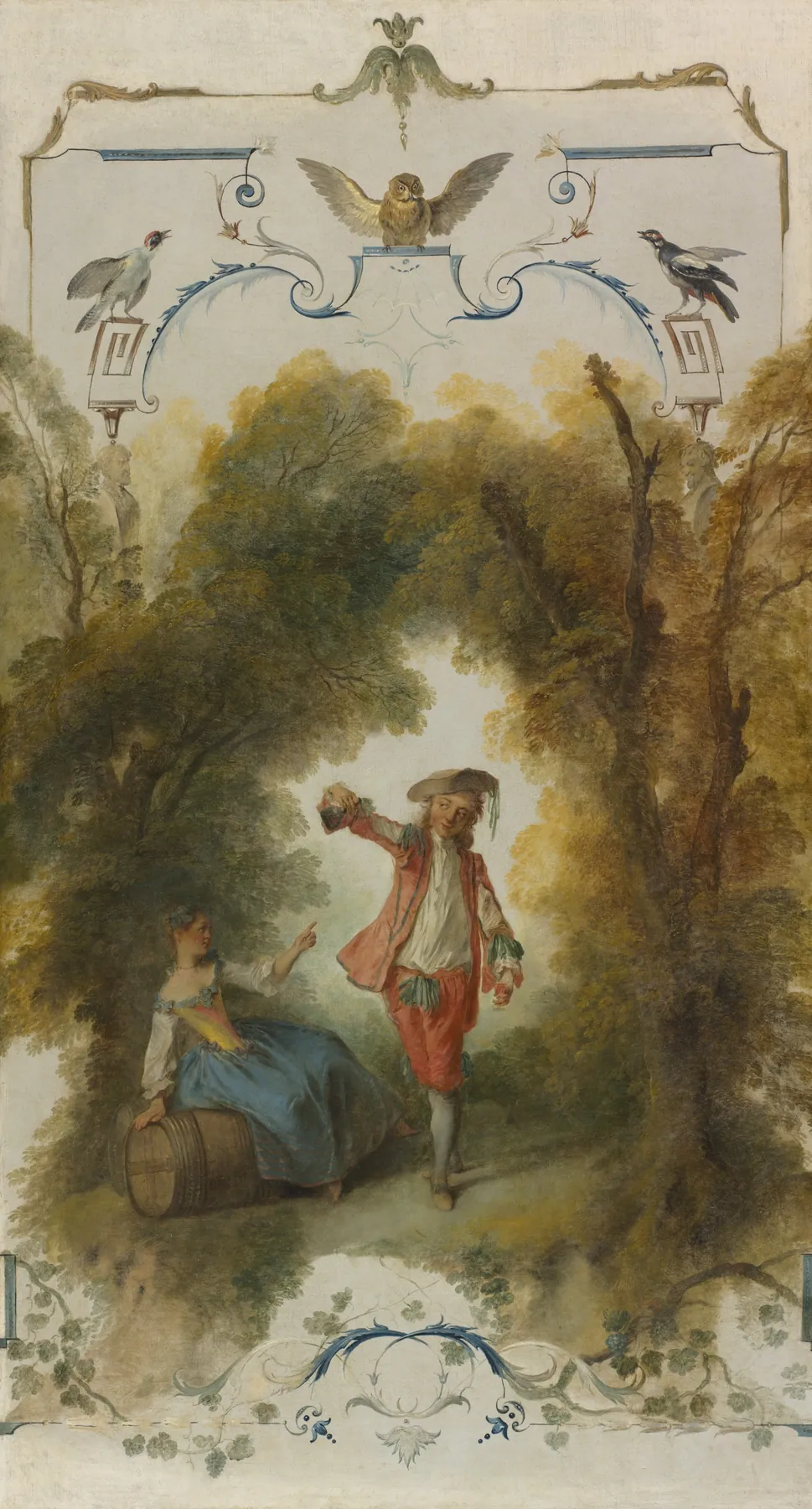 El viñedo, de Nicolas Lancret