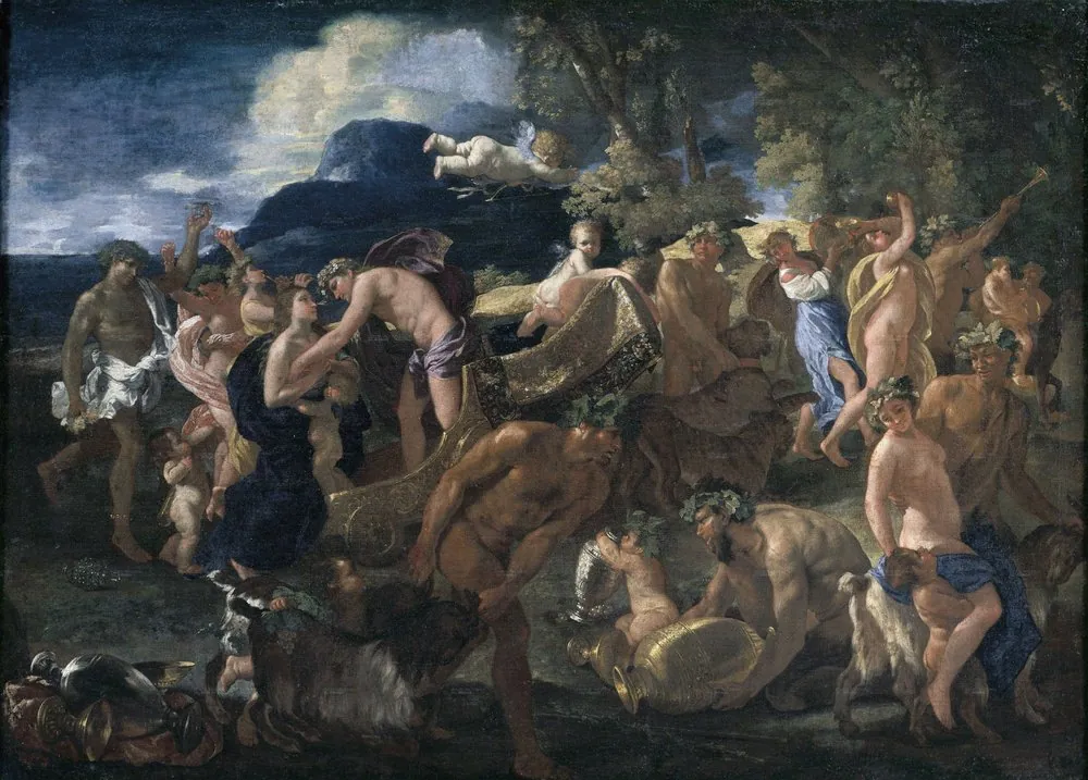 Baco y Ariadna, de Nicolas Poussin