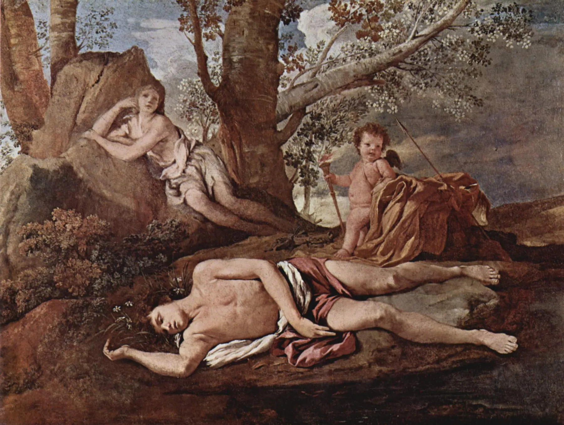 Eco y Narciso, de Nicolas Poussin