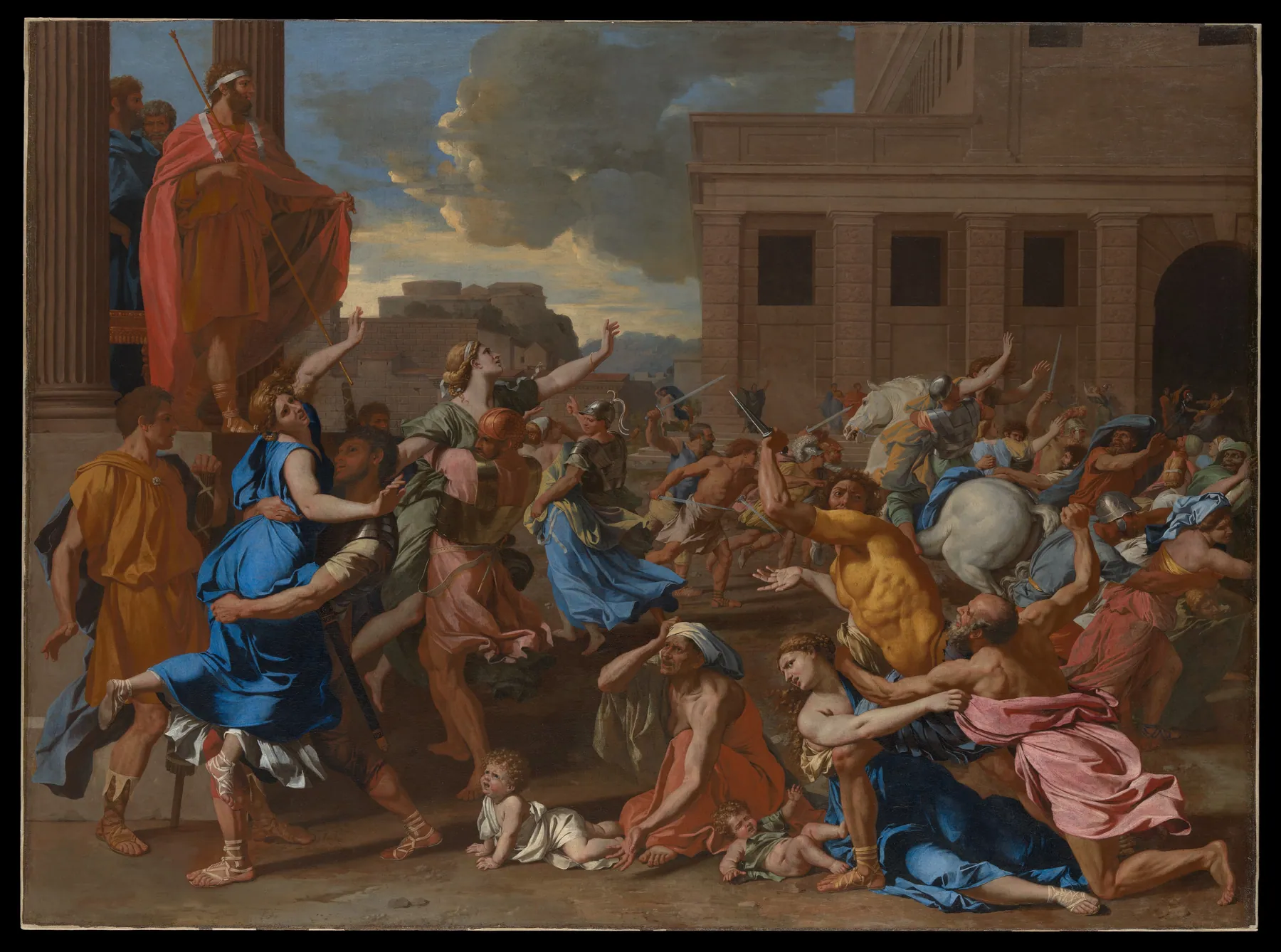 El rapto de las sabinas, de Nicolas Poussin