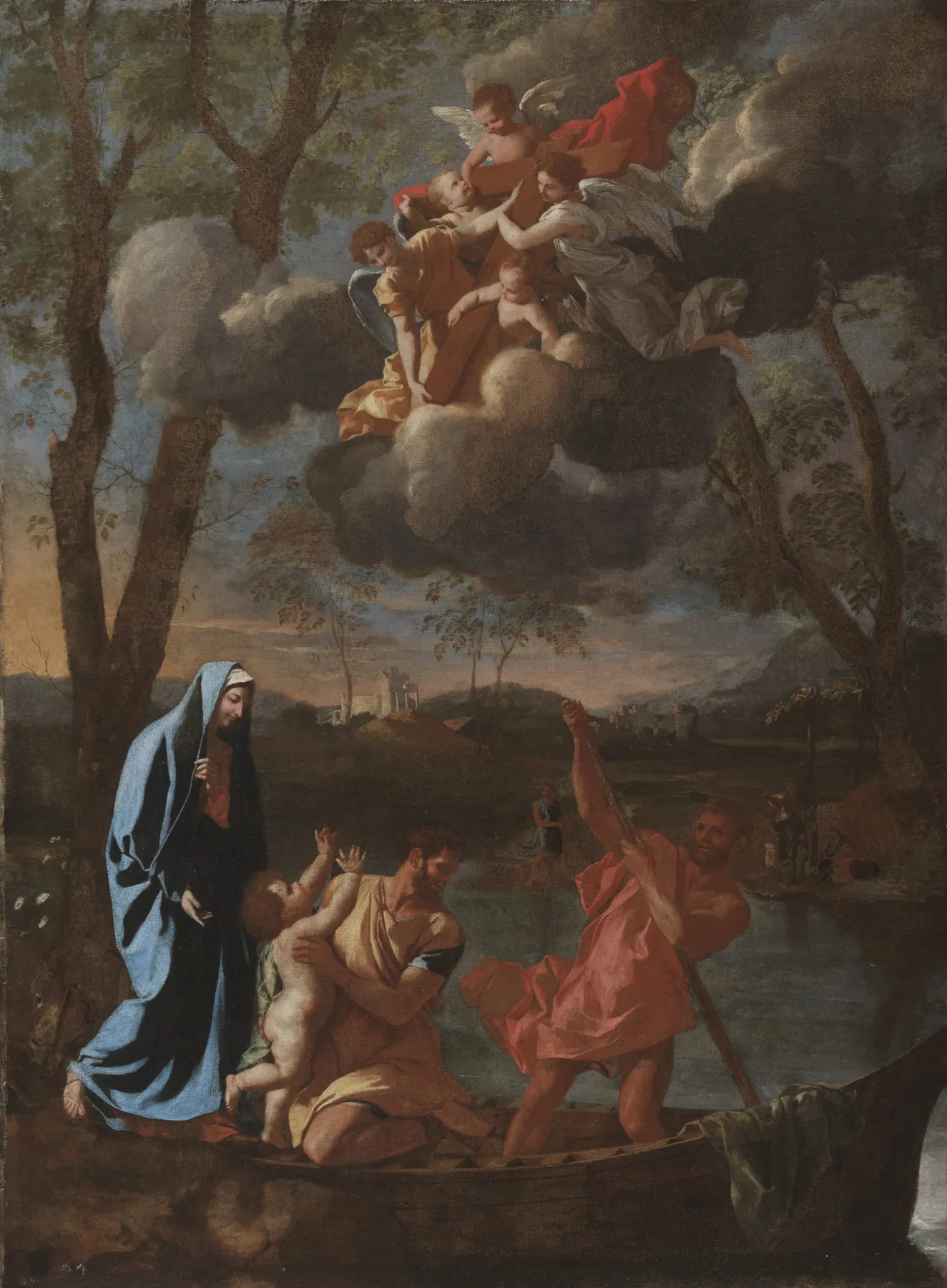 El regreso de la Sagrada Familia a Nazaret, de Nicolas Poussin