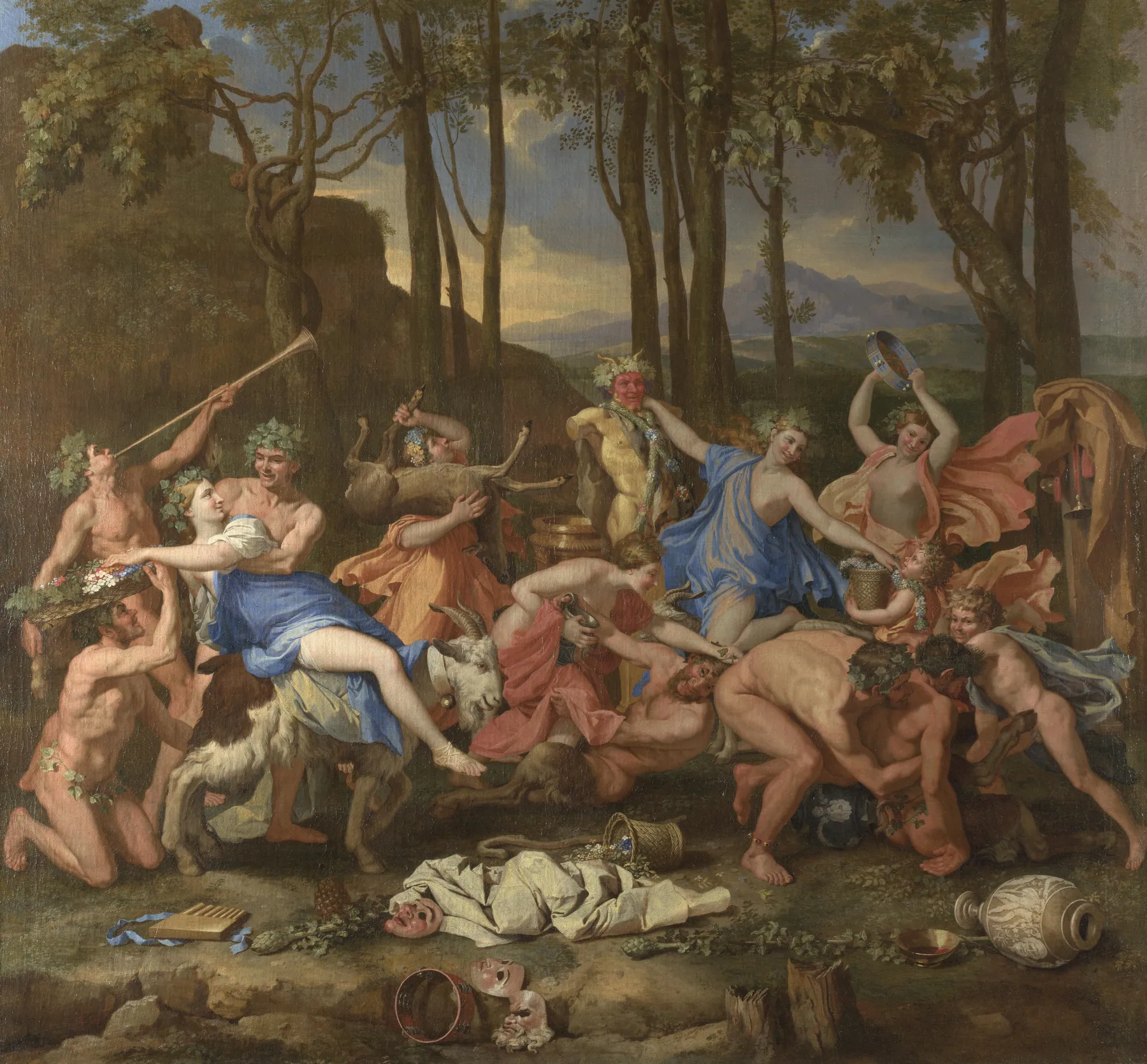 El triunfo de Pan, de Nicolas Poussin