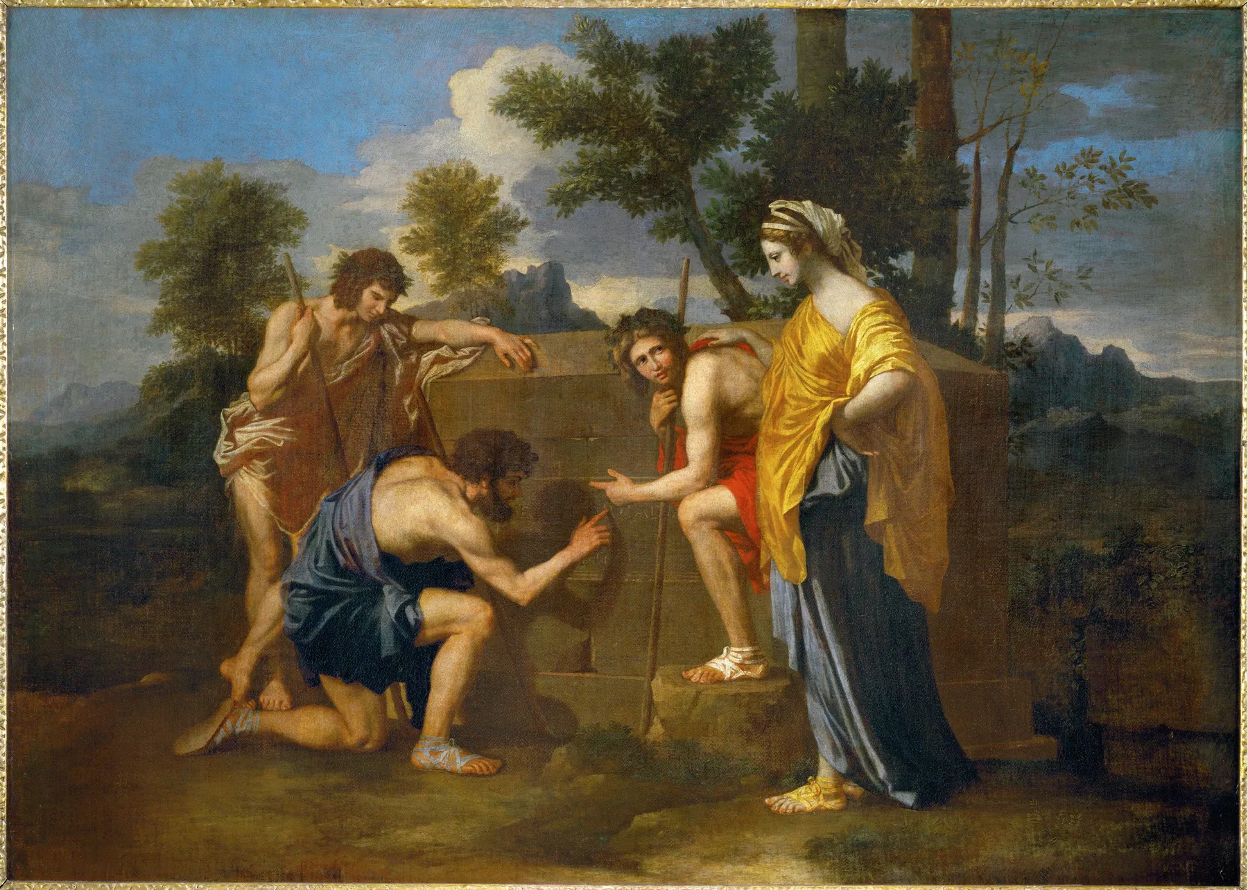 Et in Arcadia ego, de Nicolas Poussin