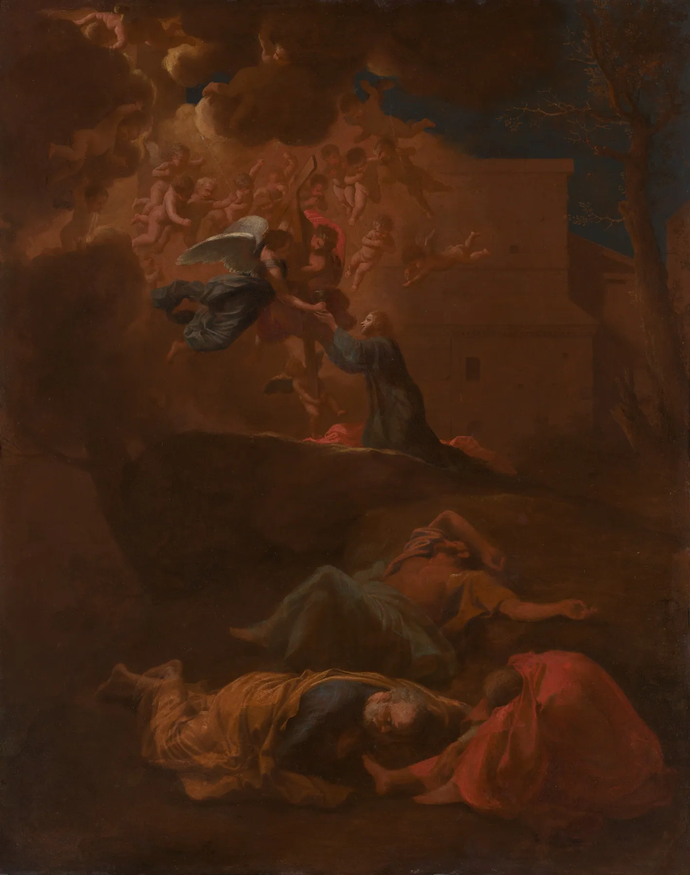 La agonía en el huerto, de Nicolas Poussin