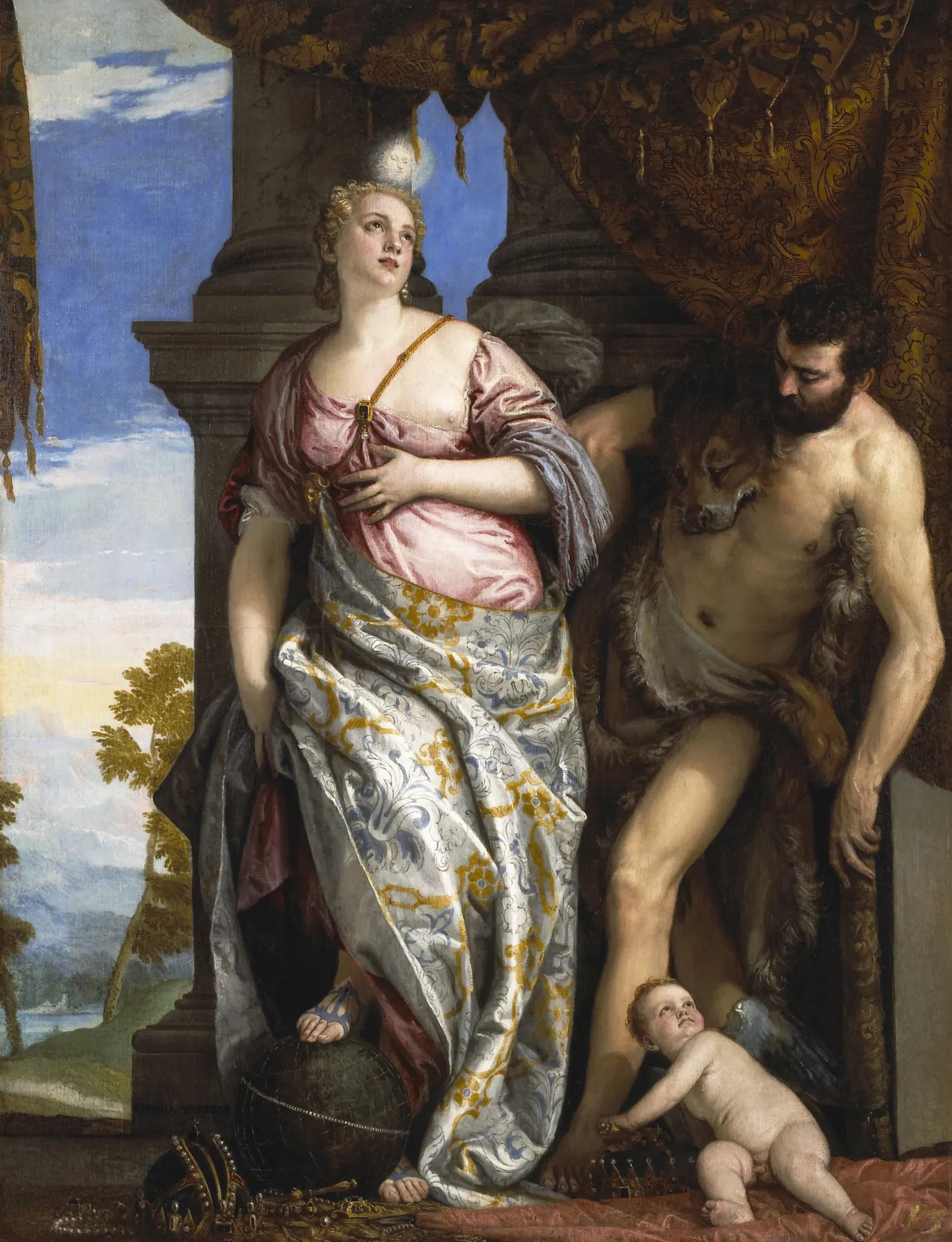 Alegoría de la Sabiduría y la Fuerza, de Paolo Veronese