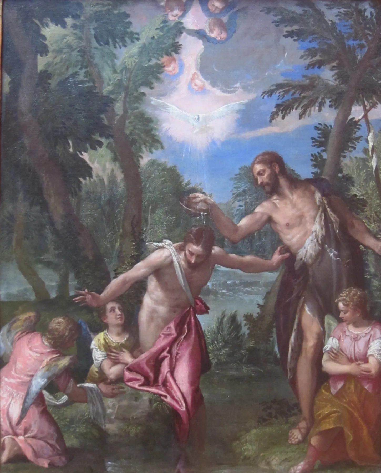 Bautismo de Cristo, de Paolo Veronese