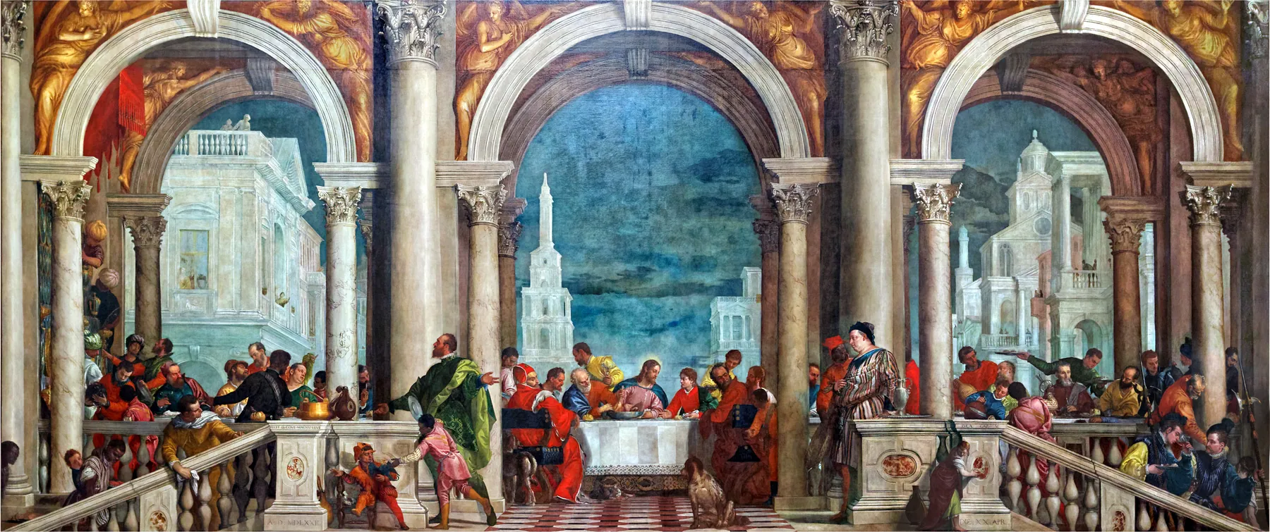 Cena en casa de Leví, de Paolo Veronese