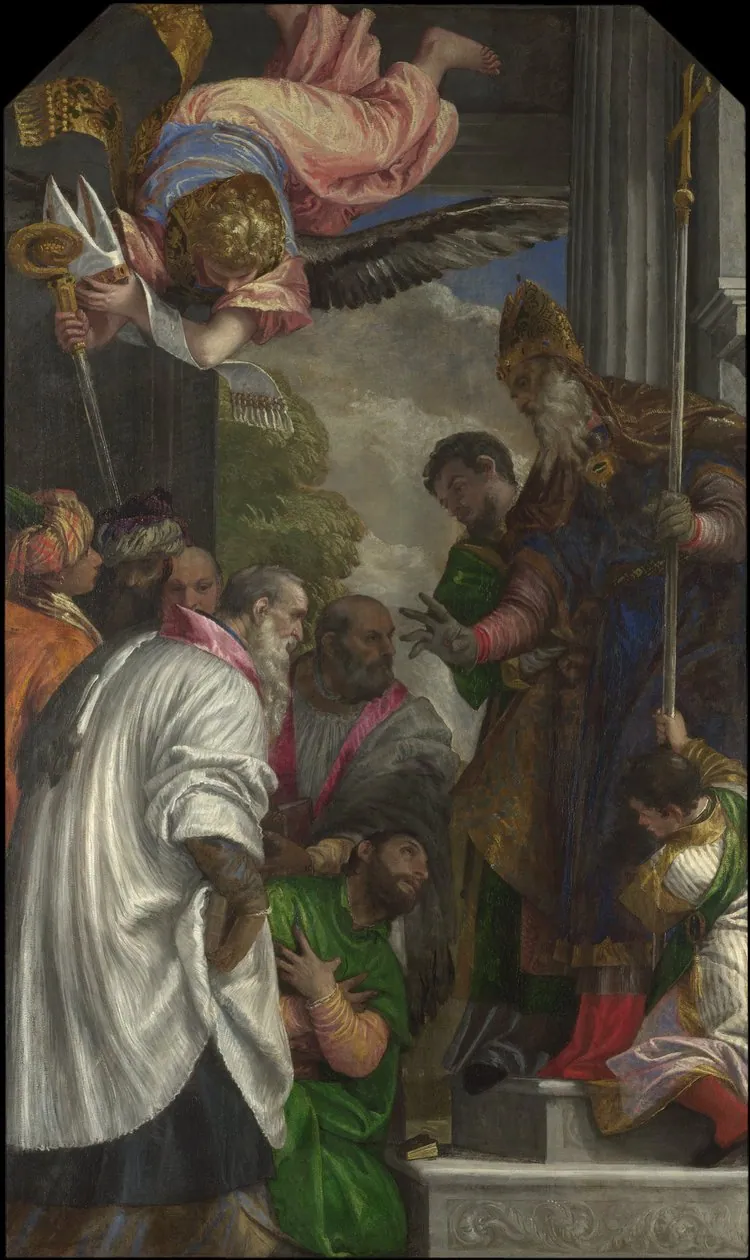 Consagración de San Nicolás, de Paolo Veronese