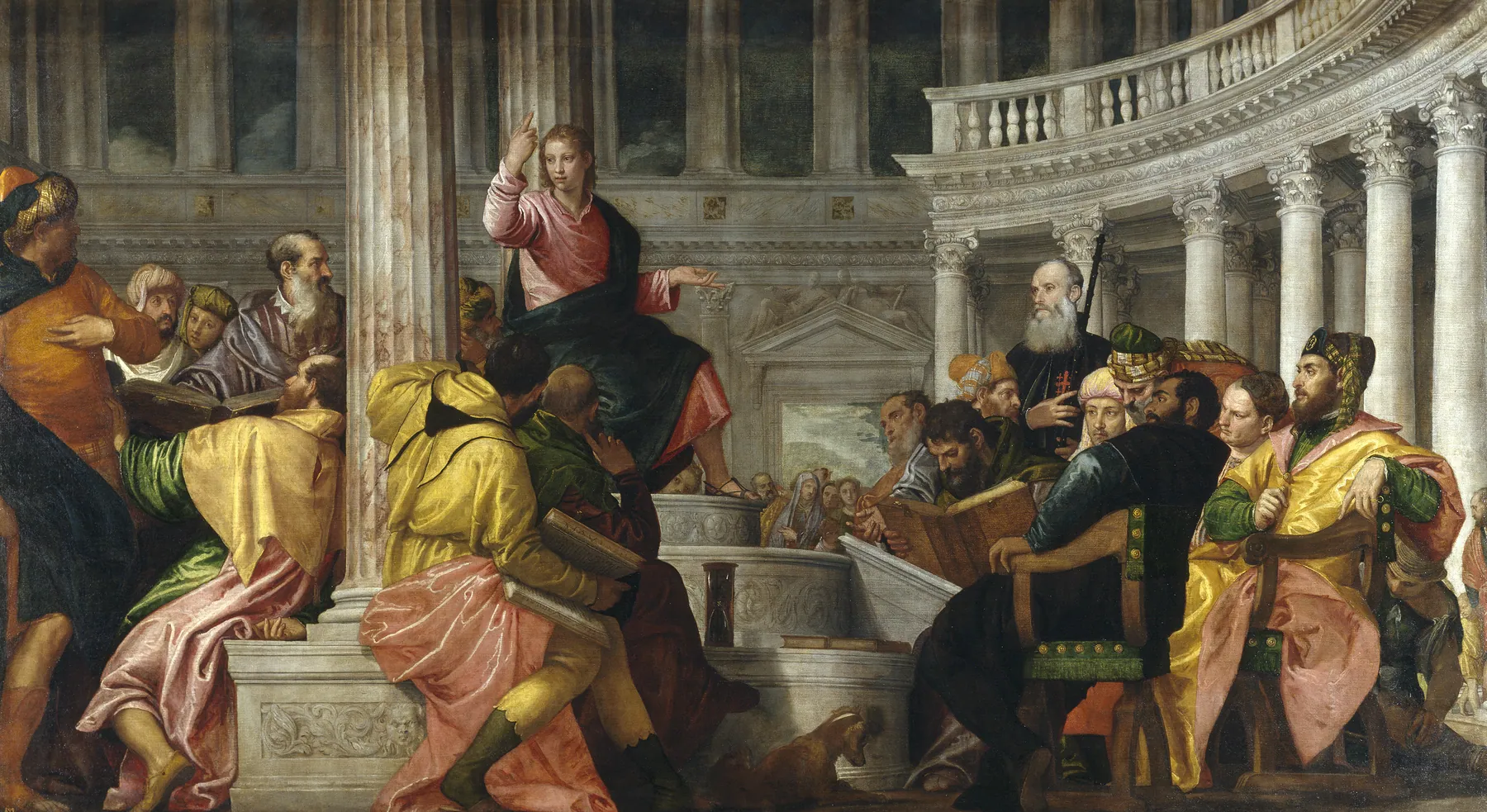 Cristo entre los doctores, de Paolo Veronese