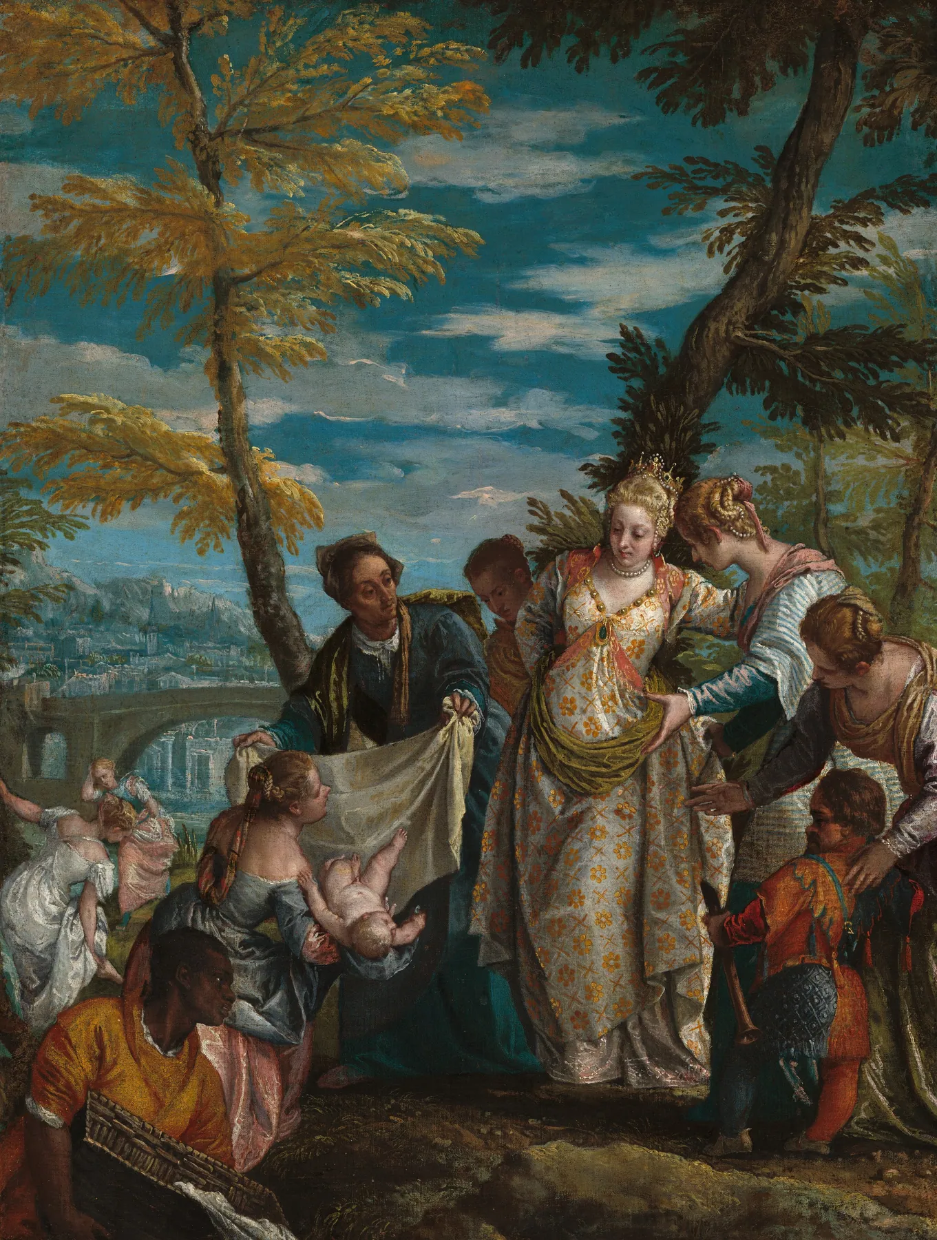 El hallazgo de Moisés, de Paolo Veronese