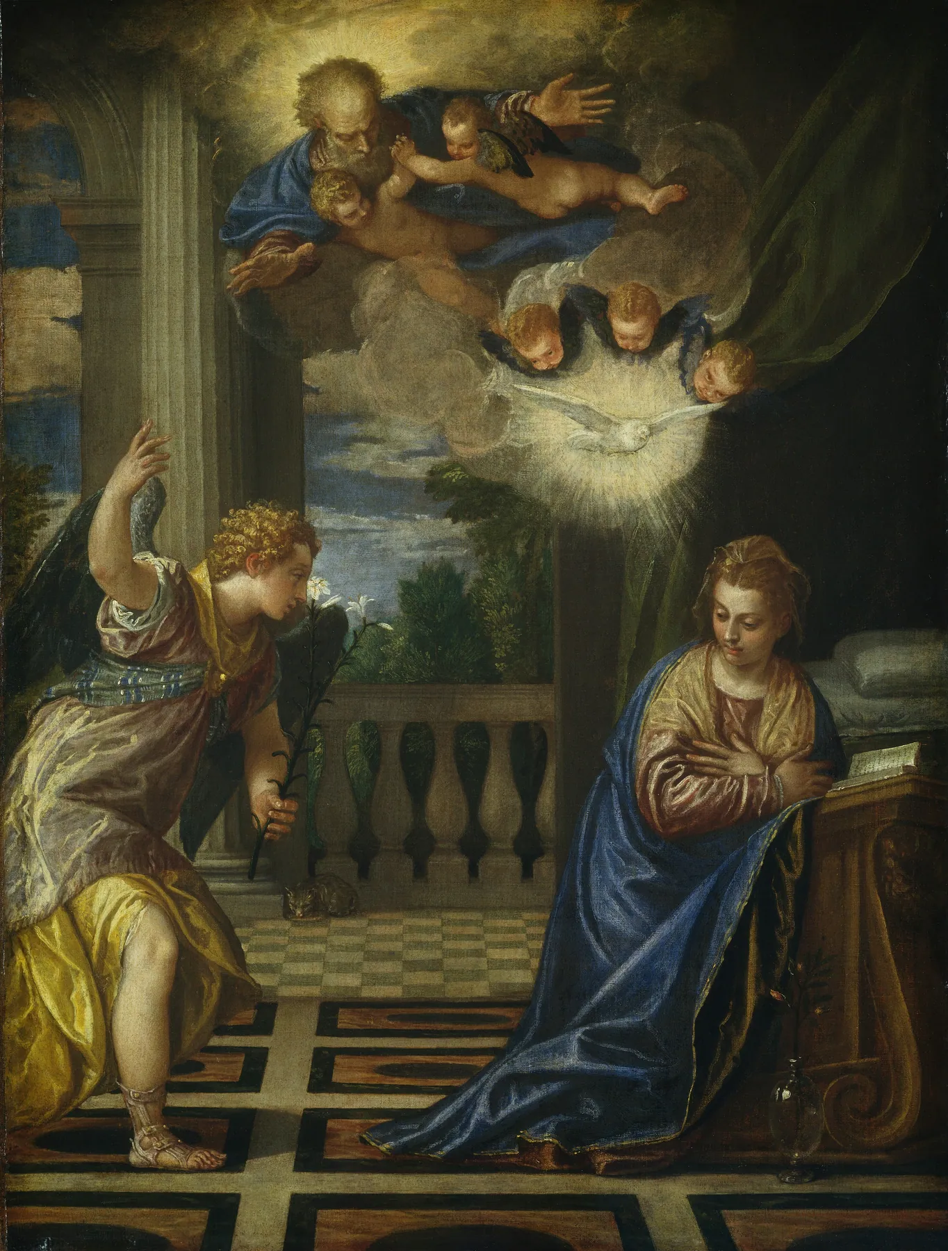 La Anunciación, de Paolo Veronese