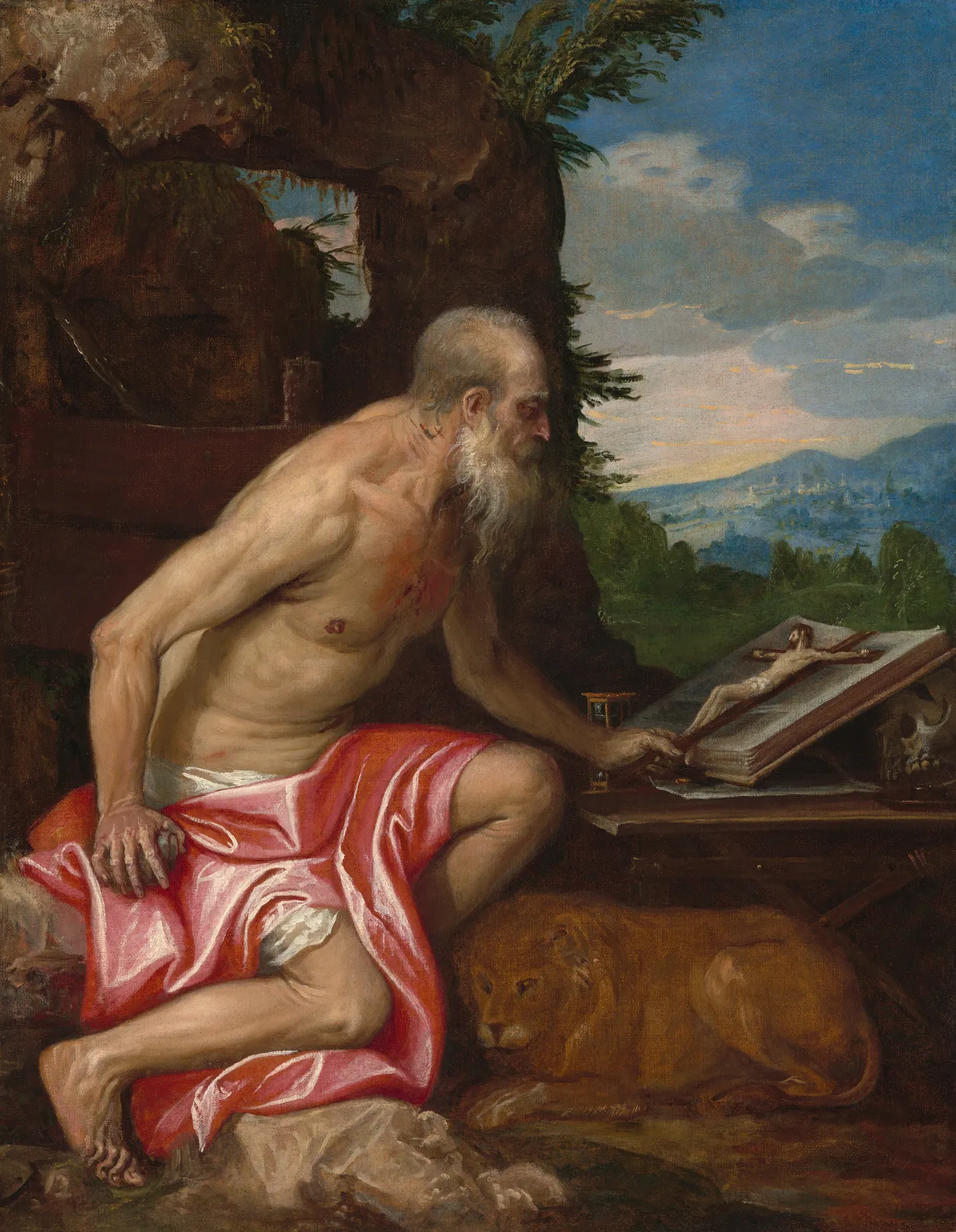 San Jerónimo en el desierto, de Paolo Veronese
