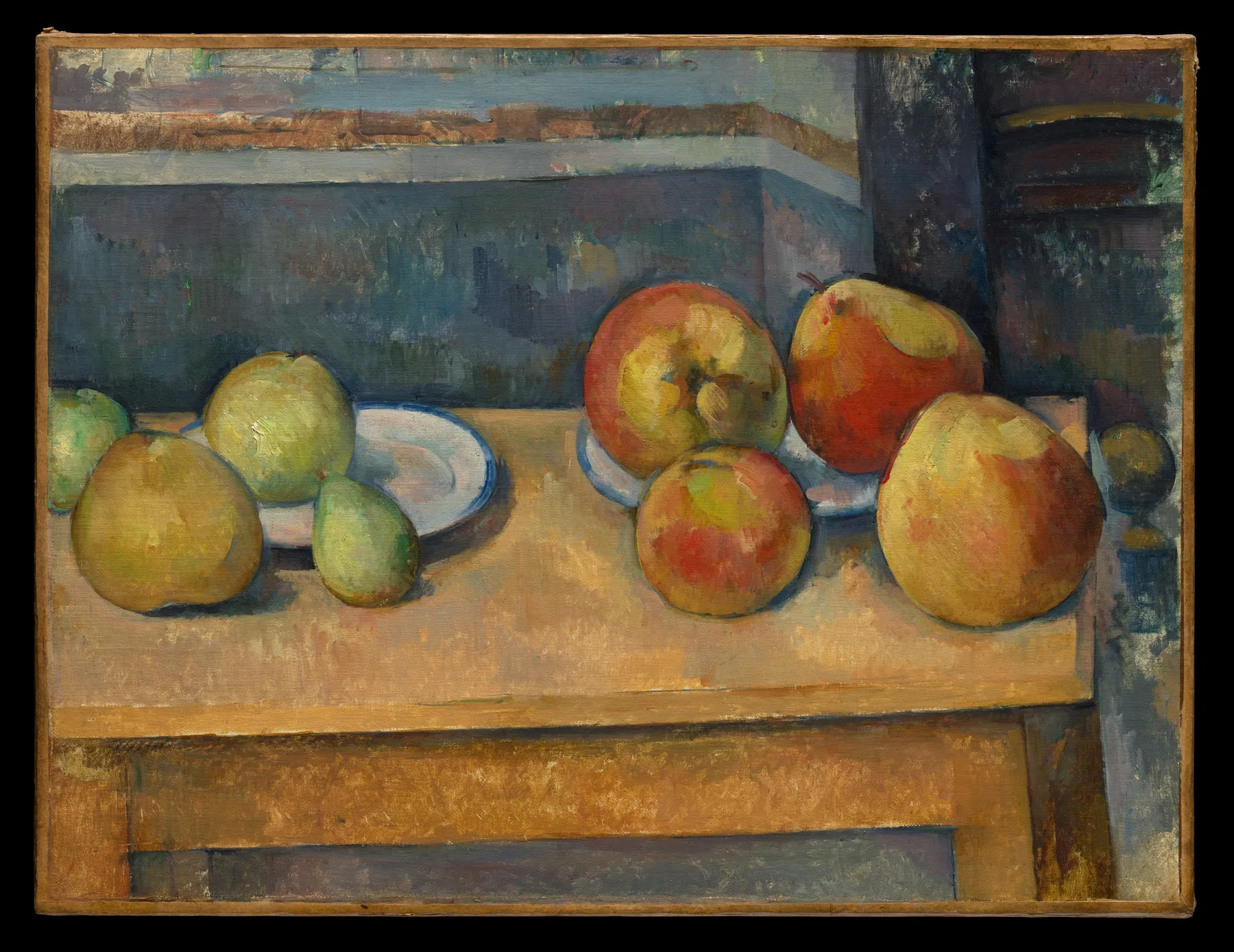 Bodegón con manzanas y peras, de Paul Cézanne