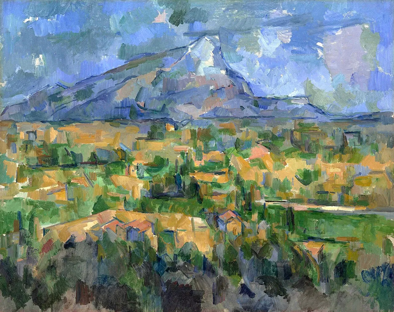 El monte Sainte-Victoire, de Paul Cézanne