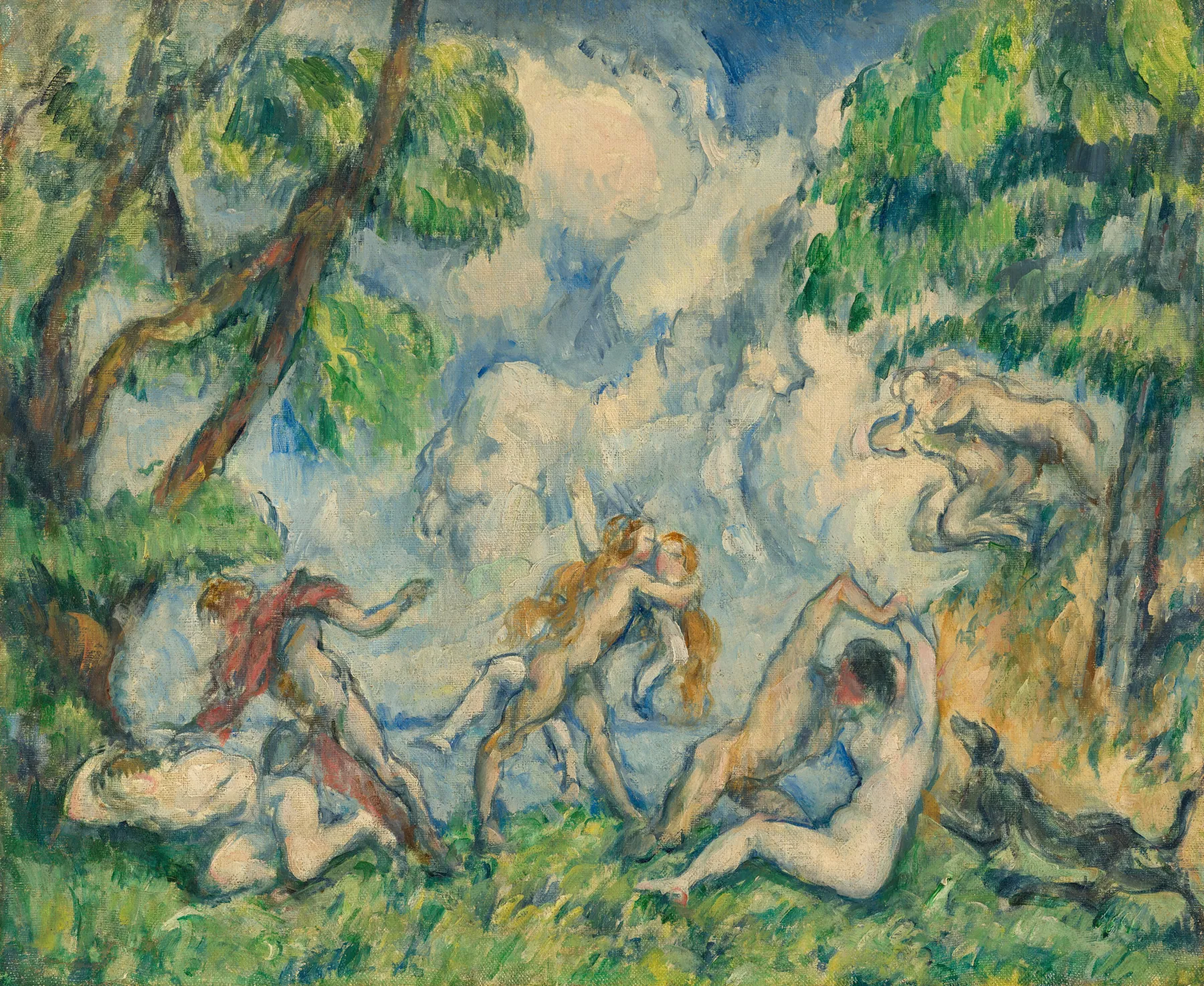La batalla del amor, de Paul Cézanne