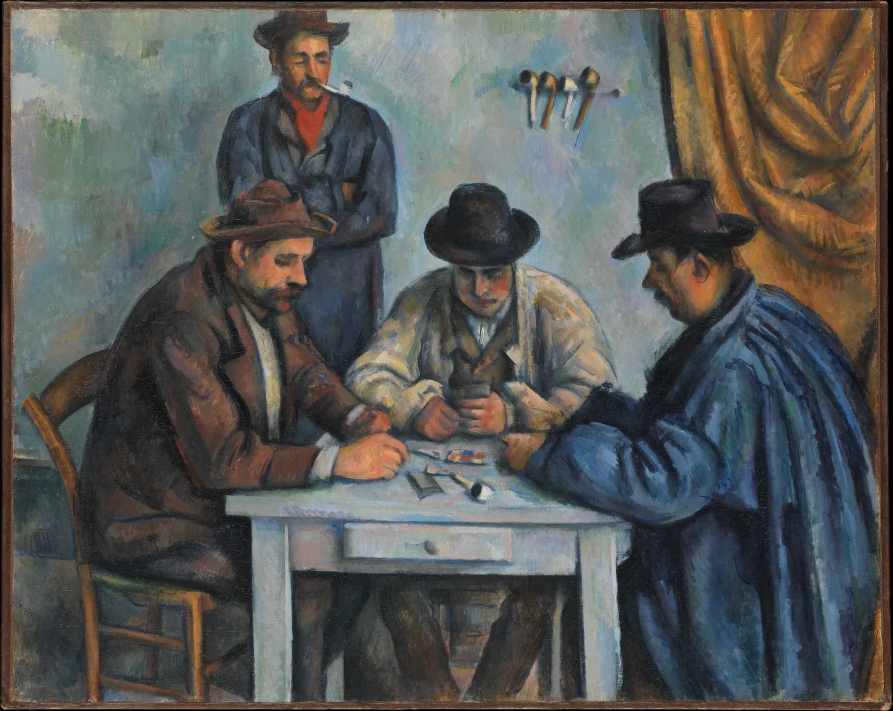 Los jugadores de cartas, de Paul Cézanne