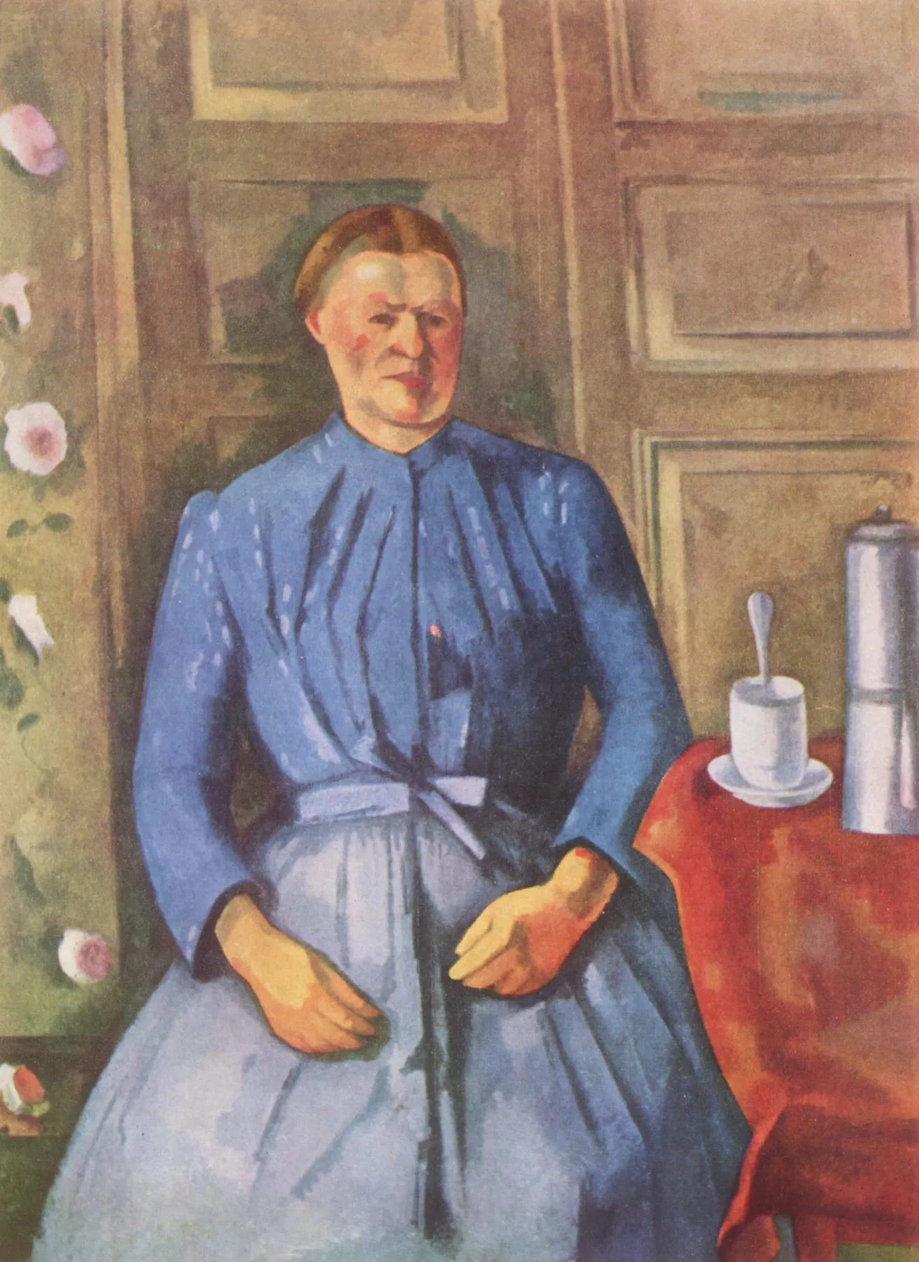 Mujer con cafetera, de Paul Cézanne