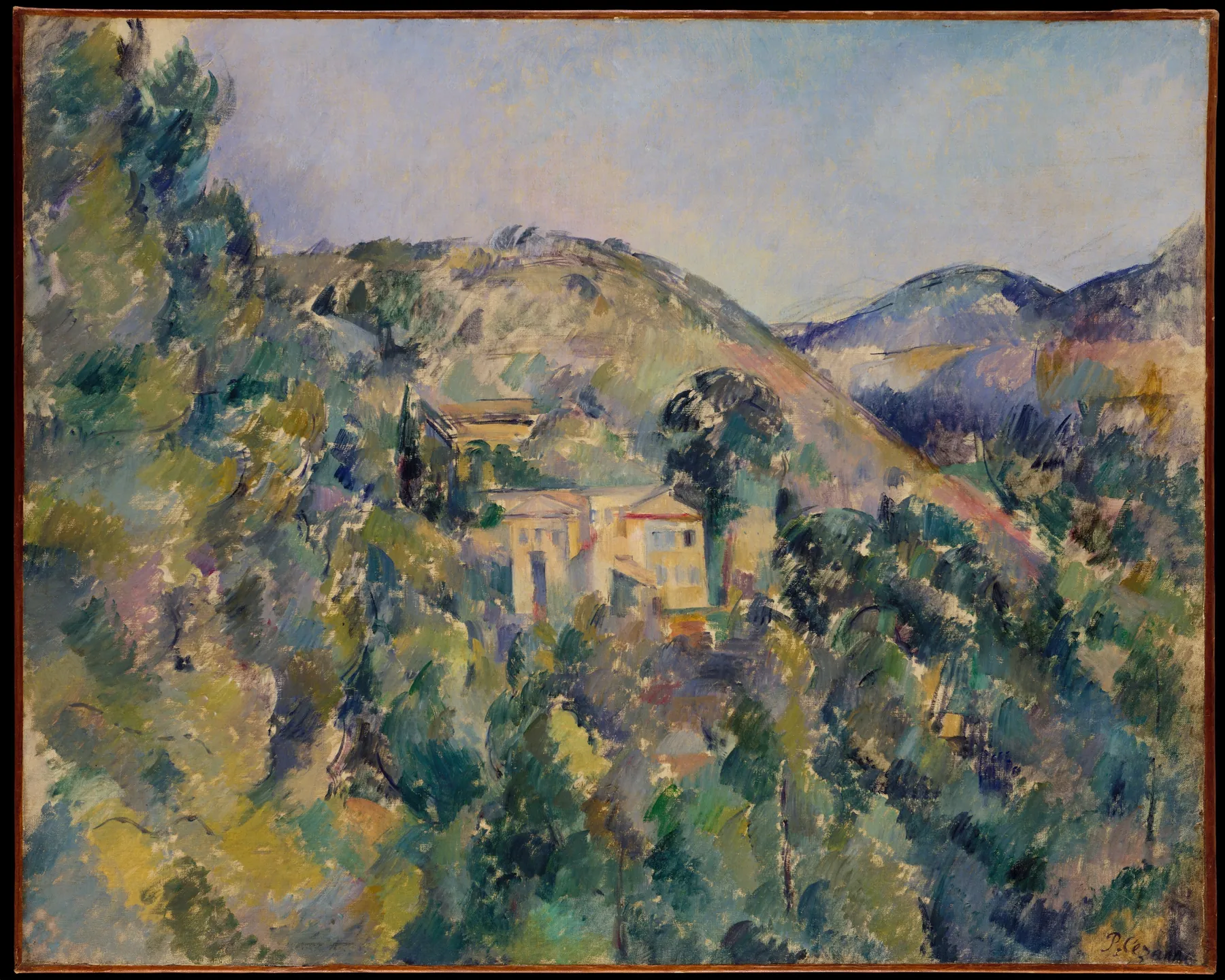 Vista del Domaine Saint-Joseph, de Paul Cézanne
