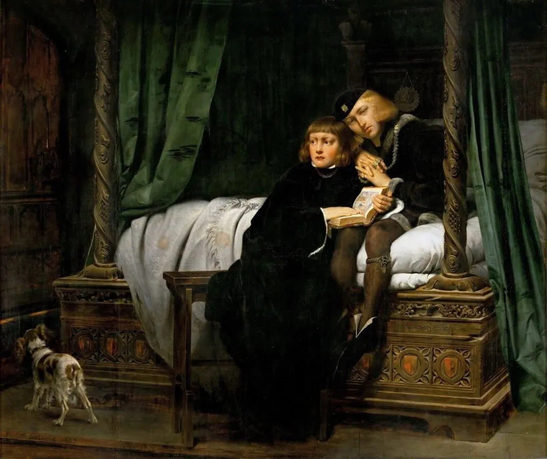 Los jóvenes príncipes en la Torre, de Paul Delaroche