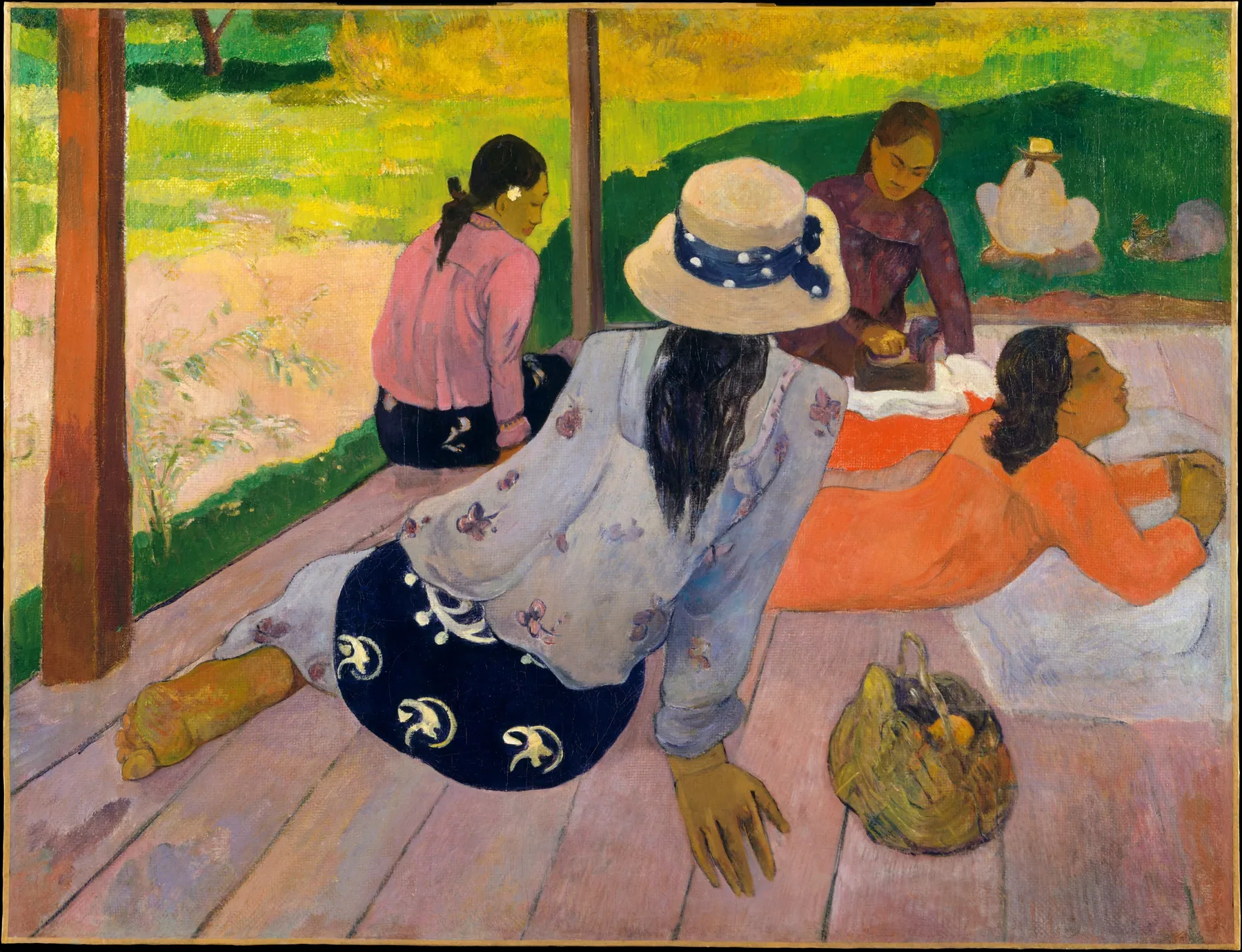 La siesta, de Paul Gauguin
